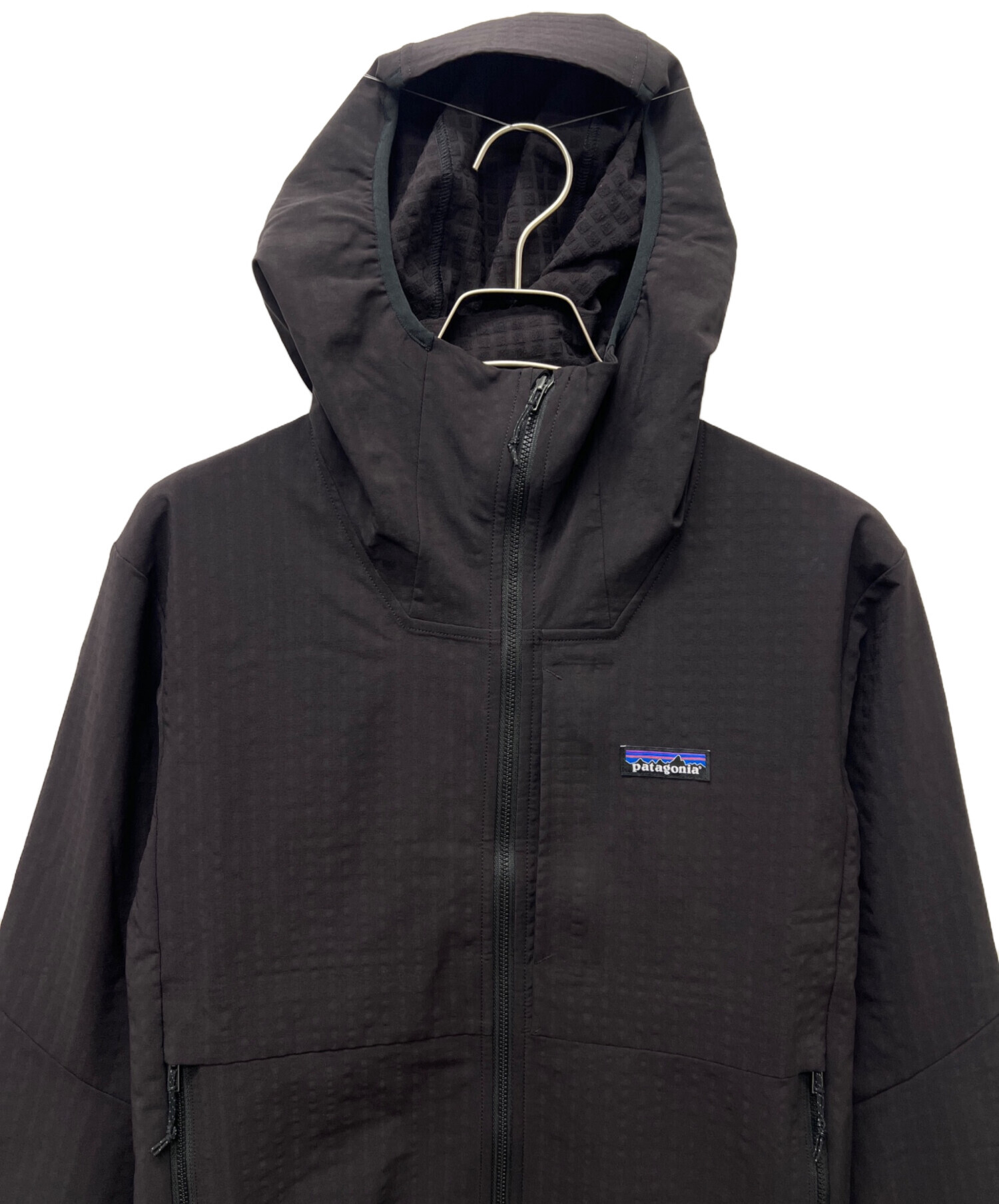 patagonia パタゴニア ブルゾン（その他） L 黒 【古着】【中古】【送料無料】 中古・古着通販】Patagonia (パタゴニア) R1 テックフェイス・フーディ
