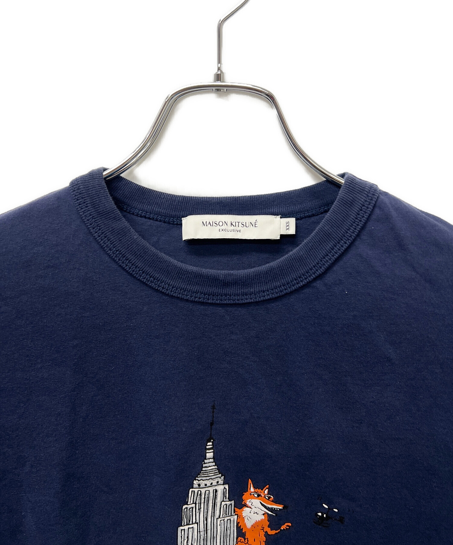 中古・古着通販】maison kitsune (メゾンキツネ) クルーネック Tシャツ