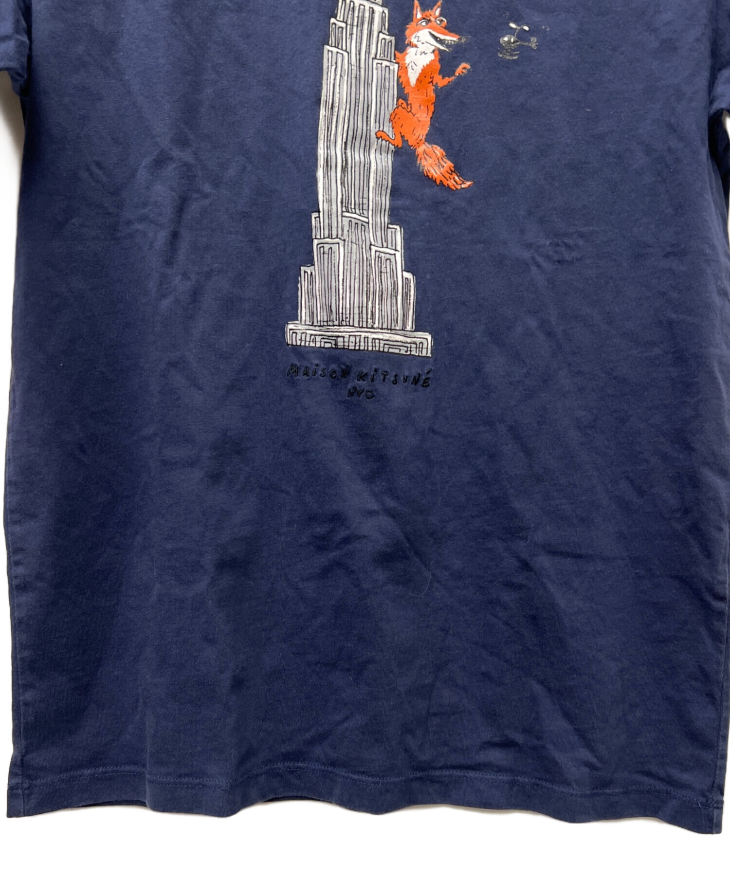 中古・古着通販】maison kitsune (メゾンキツネ) クルーネック Tシャツ
