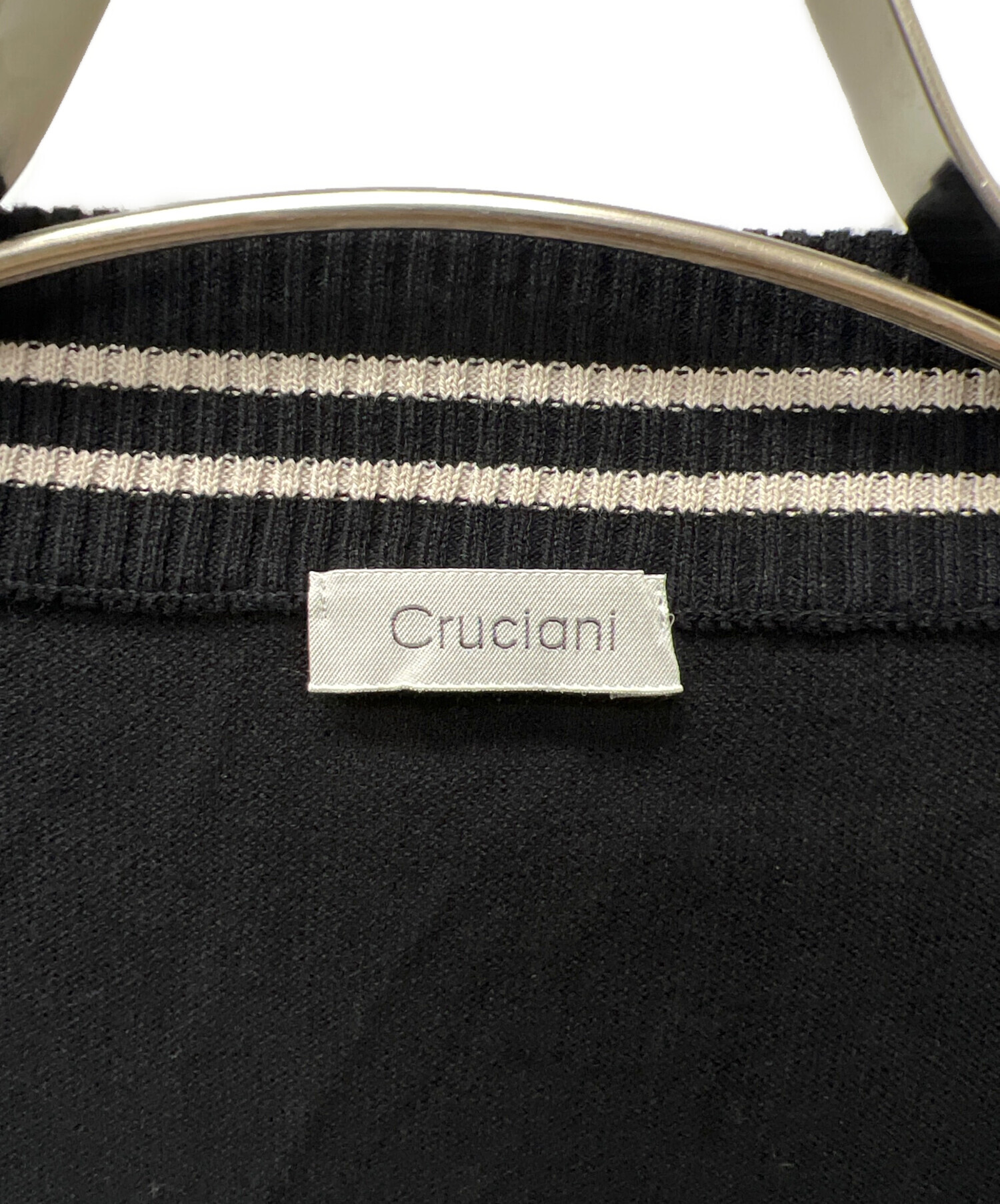 中古・古着通販】Cruciani (クルチアーニ) カーディガン ブラック