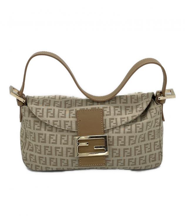 ❁美品❁FENDI ミニマンマバケット ハンドバッグ ベージュ 中古・古着通販】FENDI (フェンディ) マンマバケット ベージュ