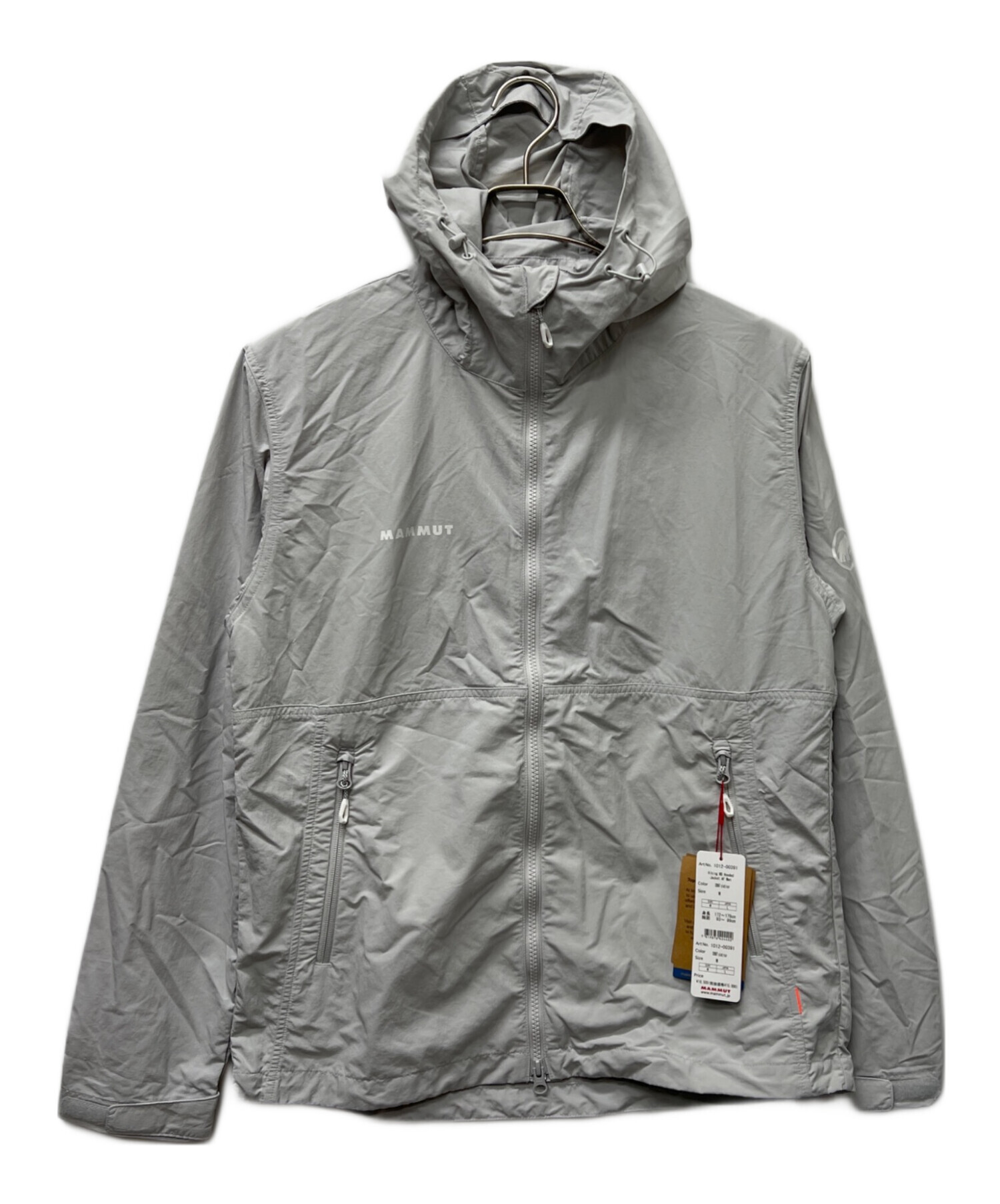 MAMMUT マウンテンパーカー M グレー 中古・古着通販】MAMMUT (マムート) Hiking WB Hooded Jacket グレー