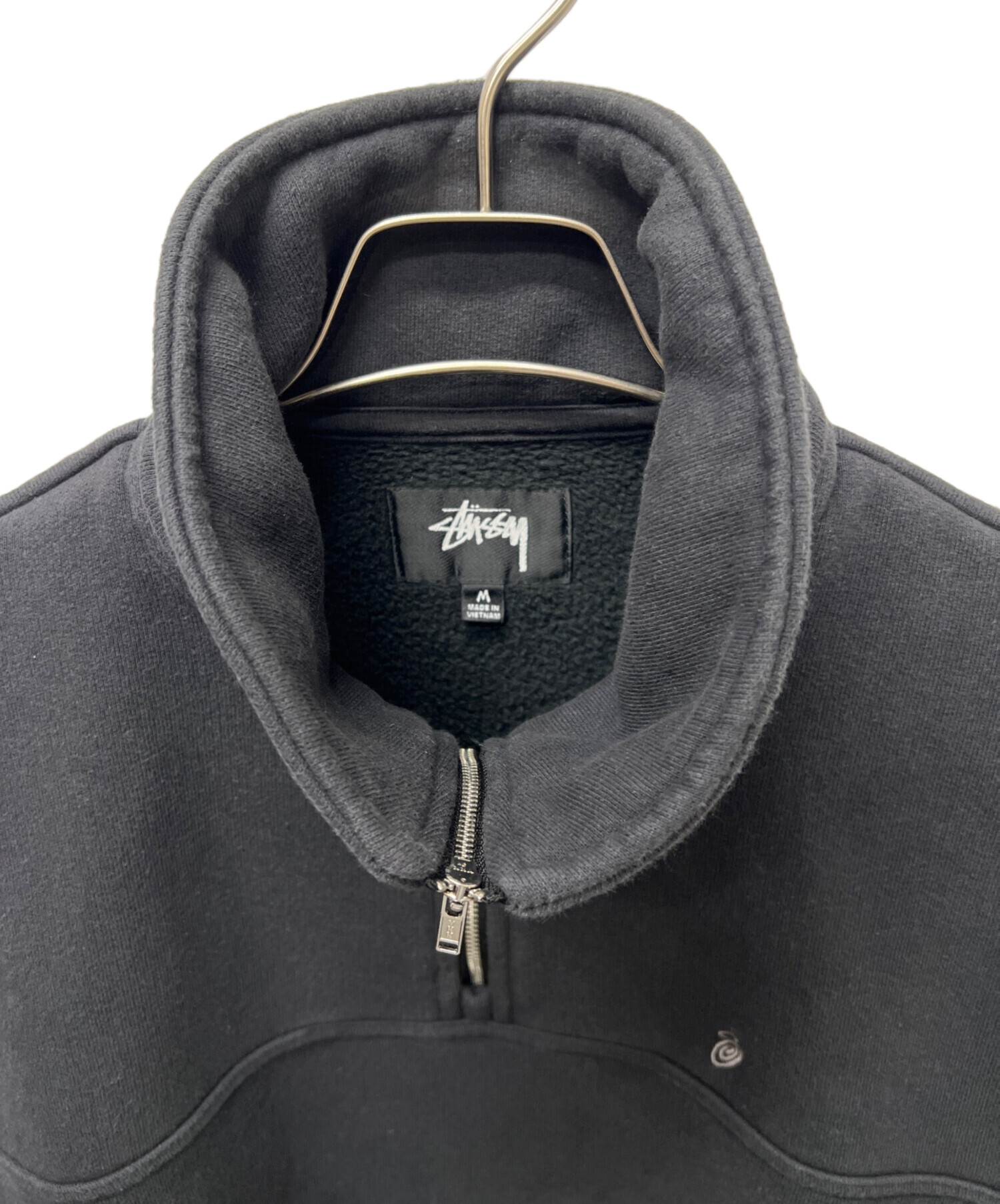 中古・古着通販】stussy (ステューシー) ハーフジップスウェット 