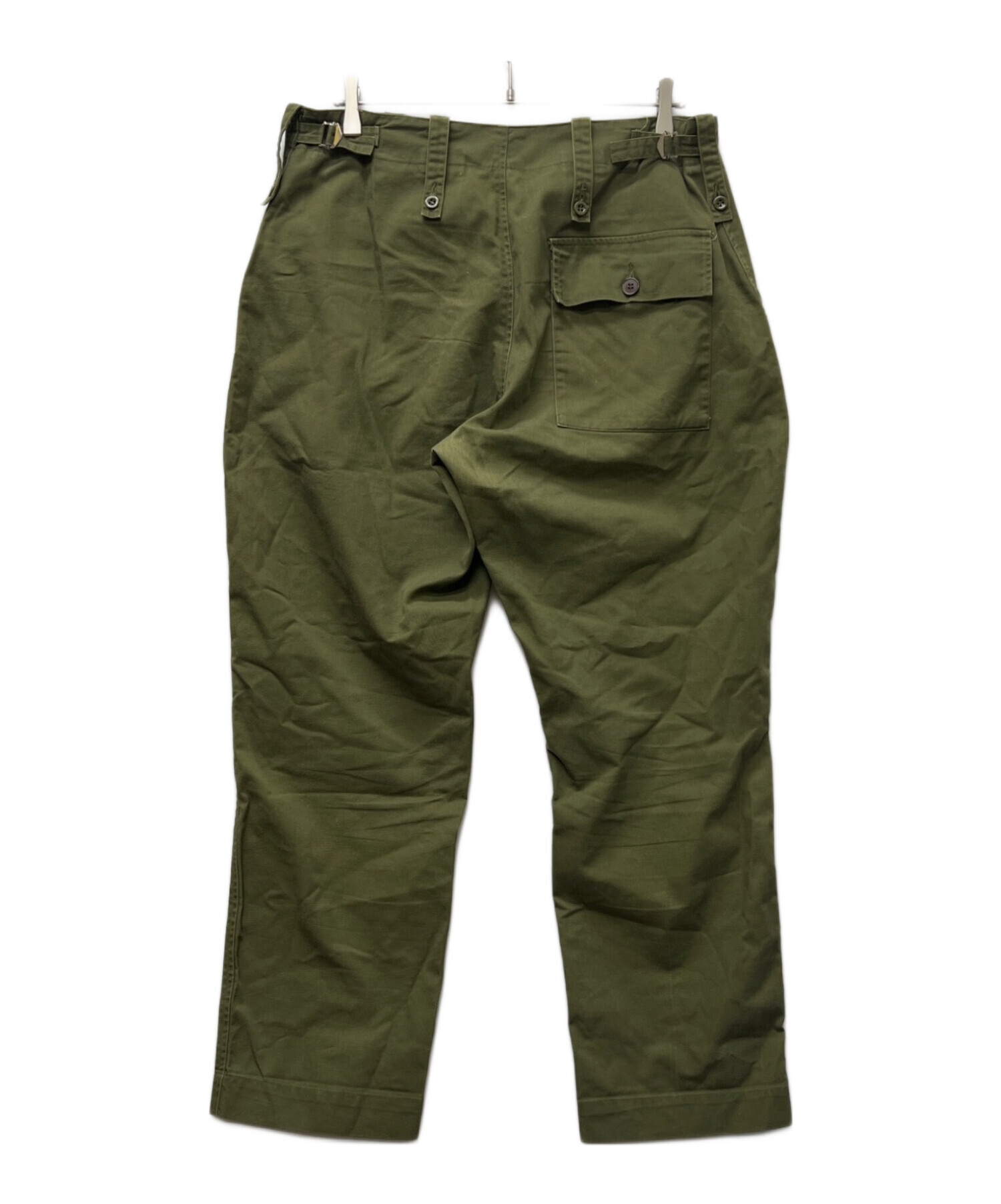 中古・古着通販】TROUSERS (トラウザーズ) ミリタリーパンツ オリーブ