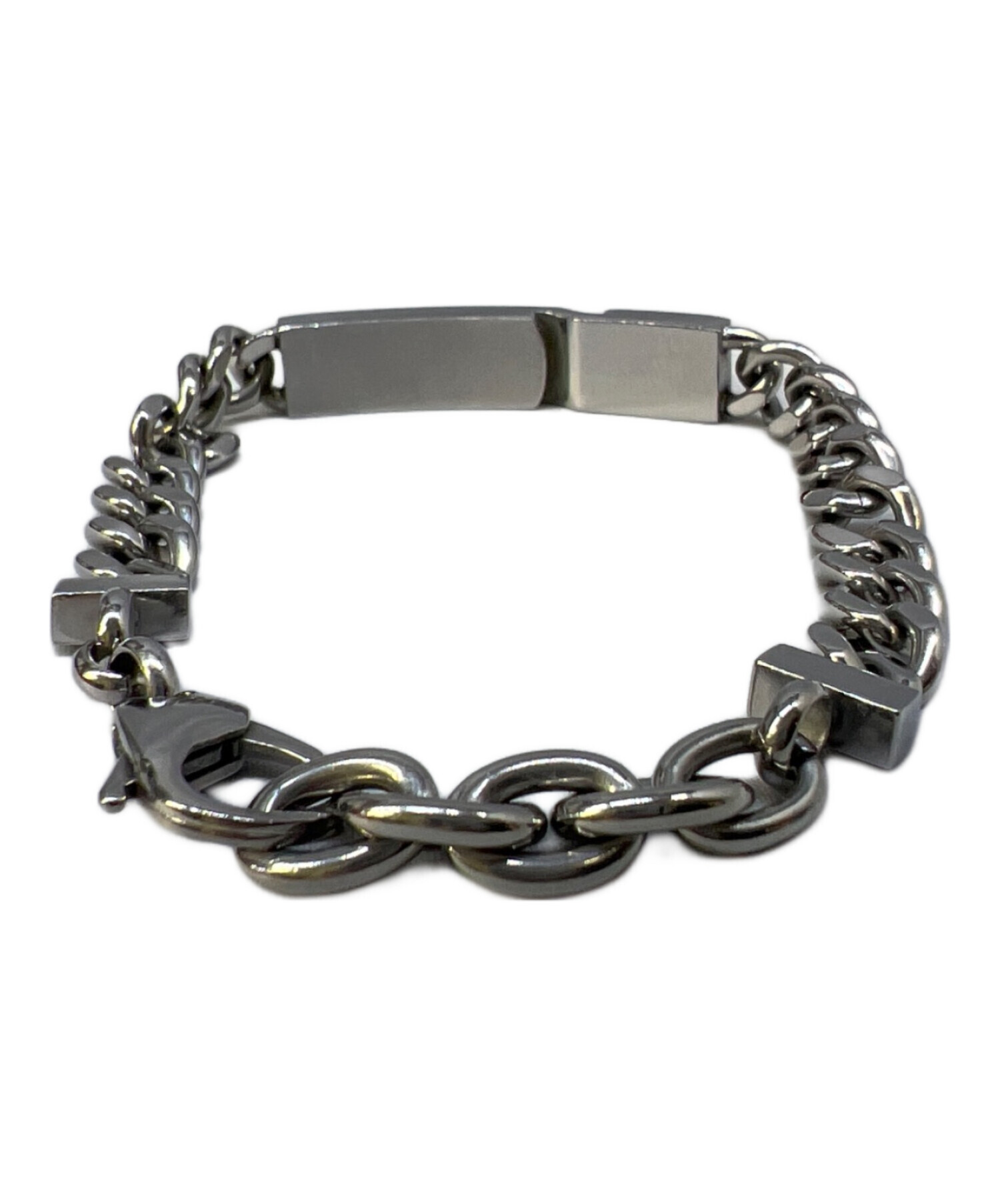 DIESEL シルバー ブレスレット 中古・古着通販】DIESEL (ディーゼル) シルバーブレスレット シルバー