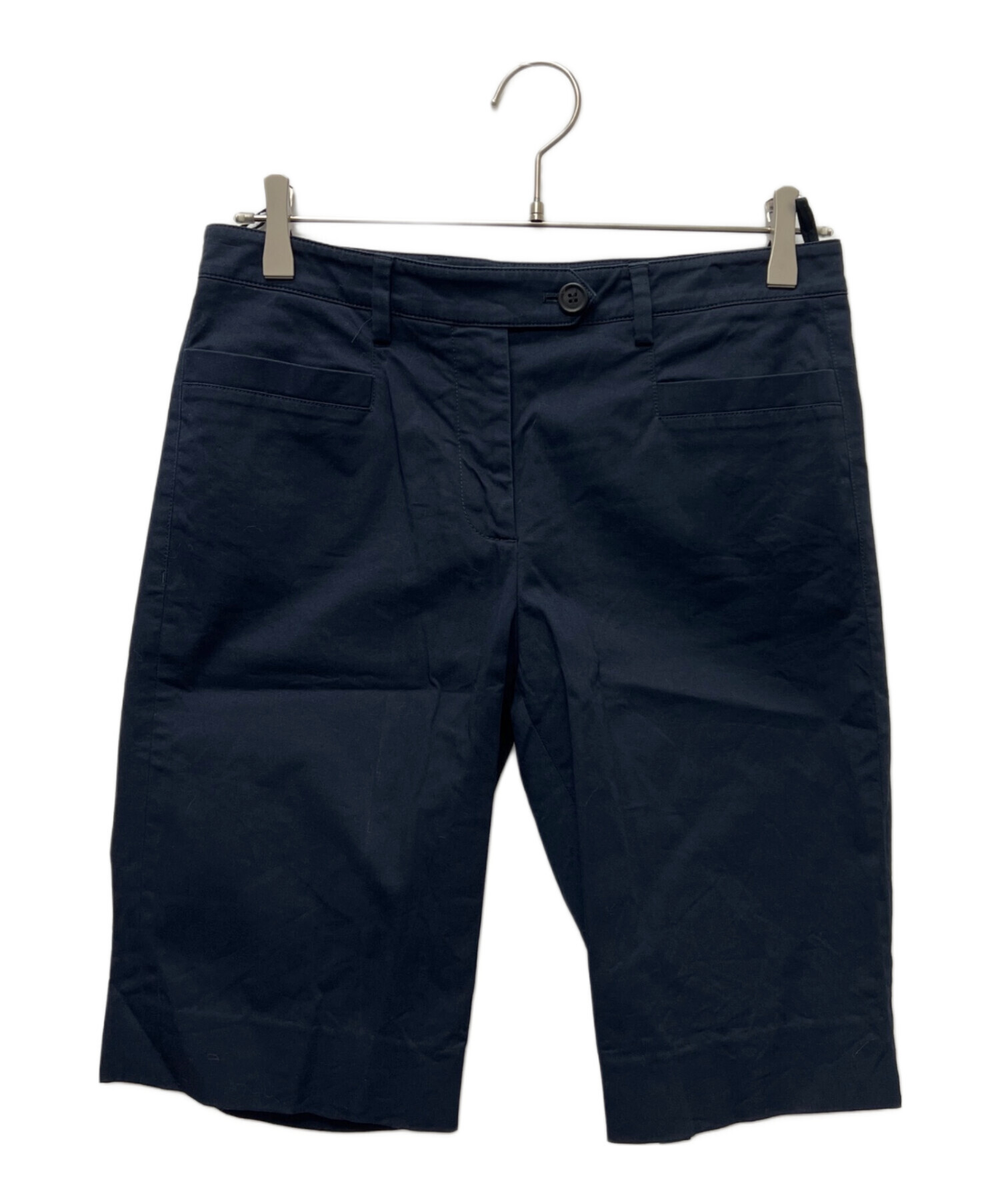 中古・古着通販】PRADA (プラダ) ハーフパンツ ネイビー サイズ:40