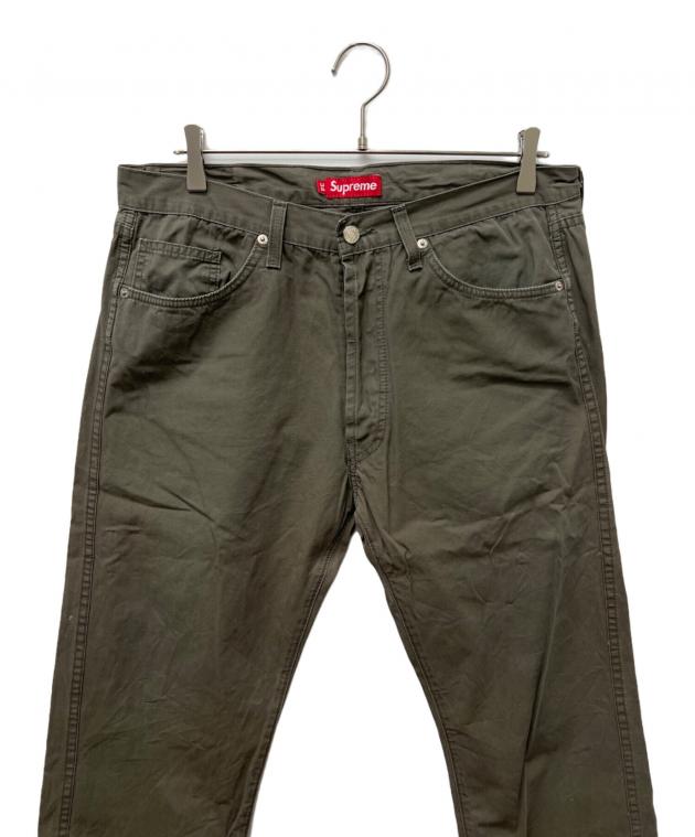 Supreme オリーブ チノパン 中古・古着通販】SUPREME (シュプリーム) チノパン オリーブ サイズ