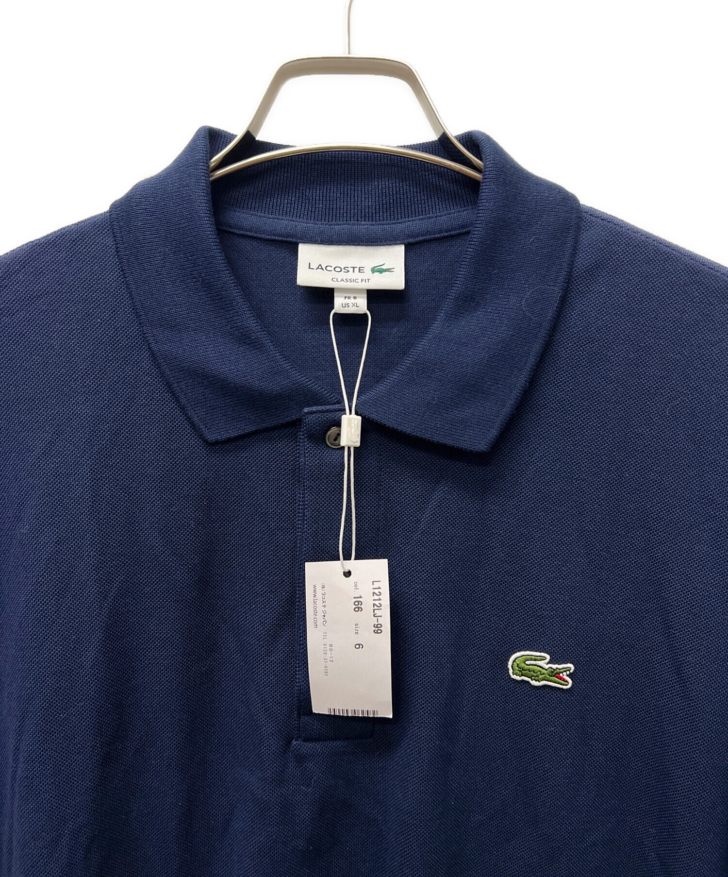 中古・古着通販】LACOSTE (ラコステ) ポロシャツ ネイビー サイズ:XL