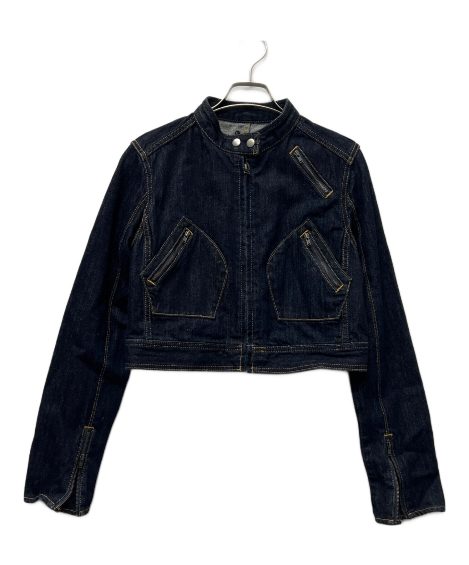 sly HinaYoshihara×sly デニムジャケット 中古・古着通販】HINAYOSHIHARA (ヒナ ヨシハラ) SLY (スライ) デニム