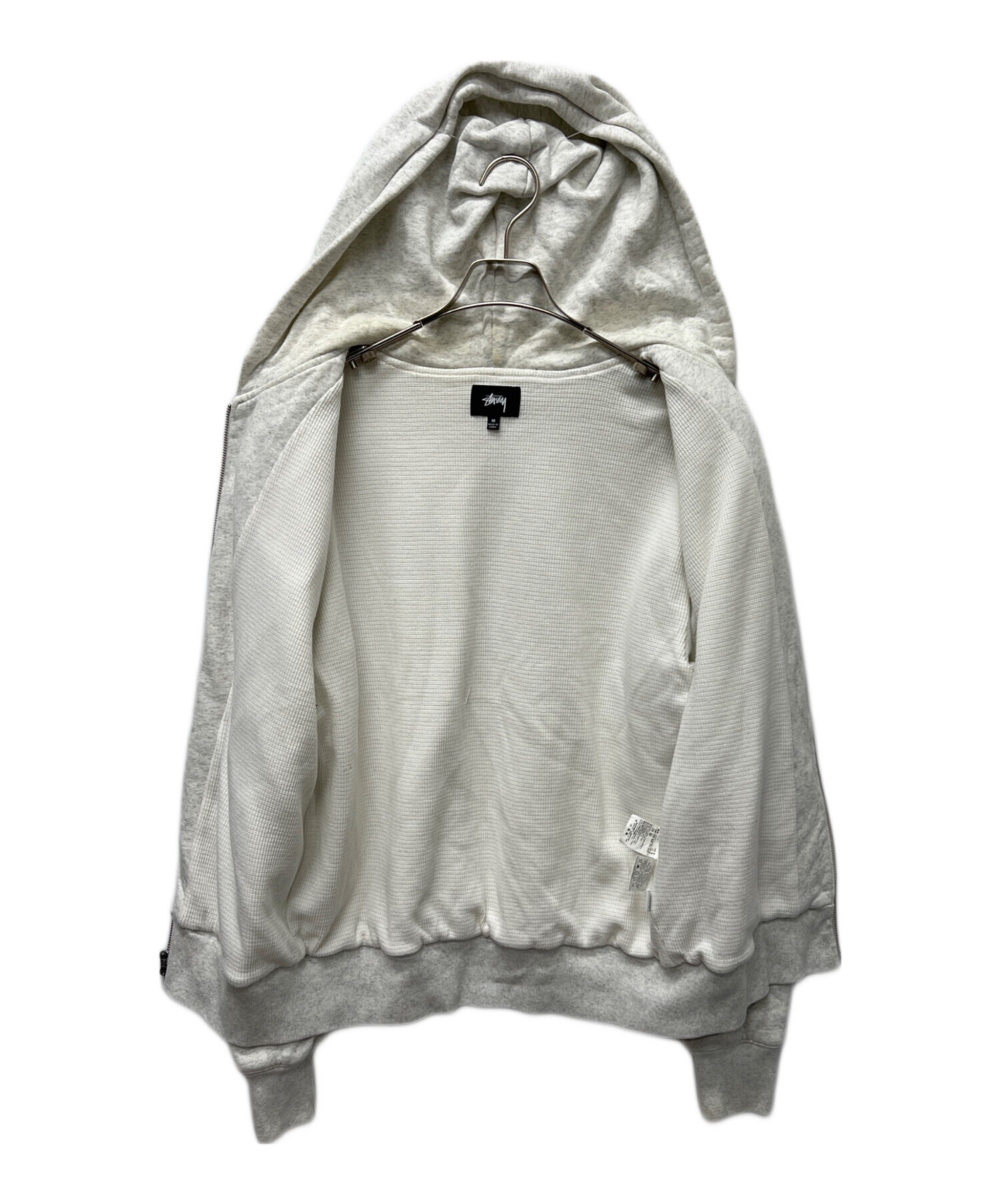 中古・古着通販】stussy (ステューシー) サーマルジップパーカー