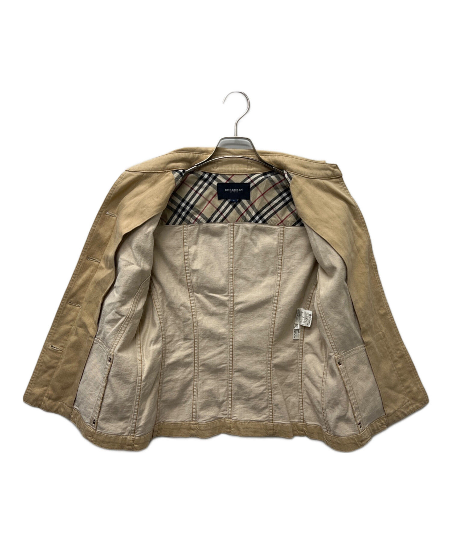 中古・古着通販】BURBERRY (バーバリー) デニムジャケット ベージュ