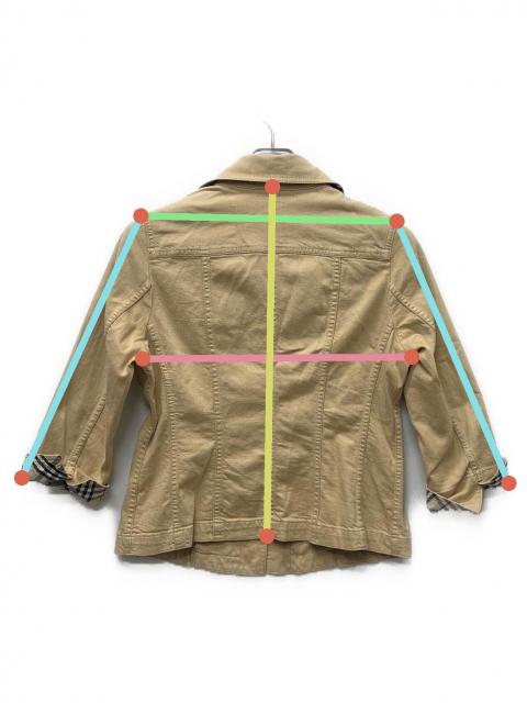 中古・古着通販】BURBERRY (バーバリー) デニムジャケット ベージュ