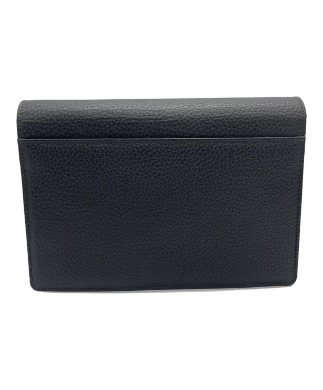 BURBERRY ブラック レザー クラッチバッグ　値下げ中 中古・古着通販】BURBERRY (バーバリー) クラッチバッグ ブラック