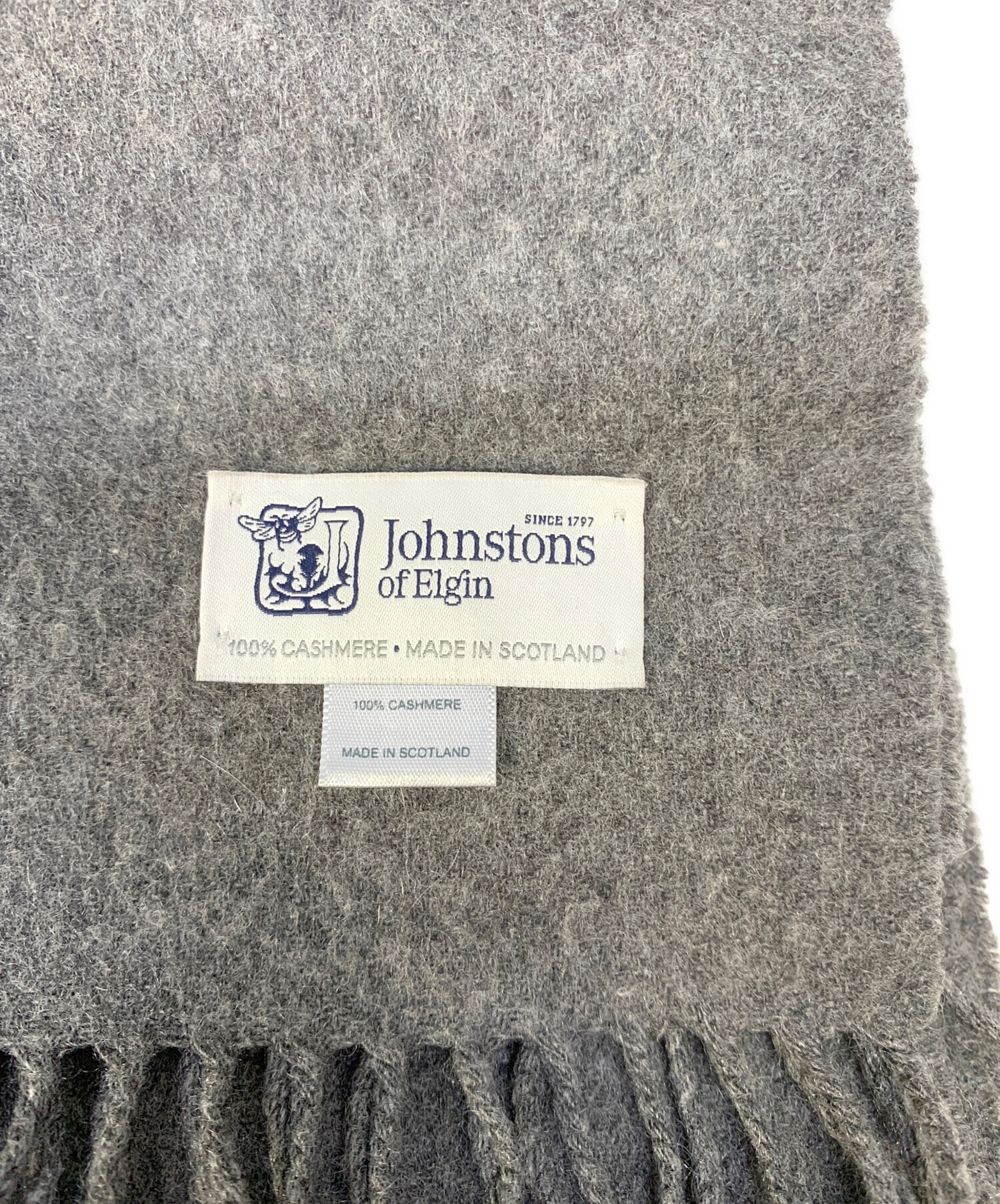 Johnstons of Elgin マフラー 未使用品 中古・古着通販】JOHNSTONS OF ELGIN (ジョンストンズ オブ エルガン