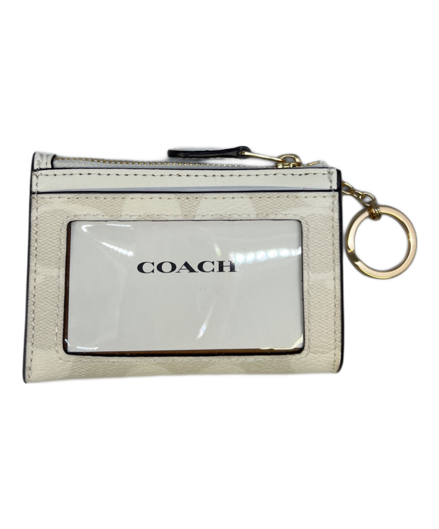中古・古着通販】COACH (コーチ) カード・キーケース ホワイト