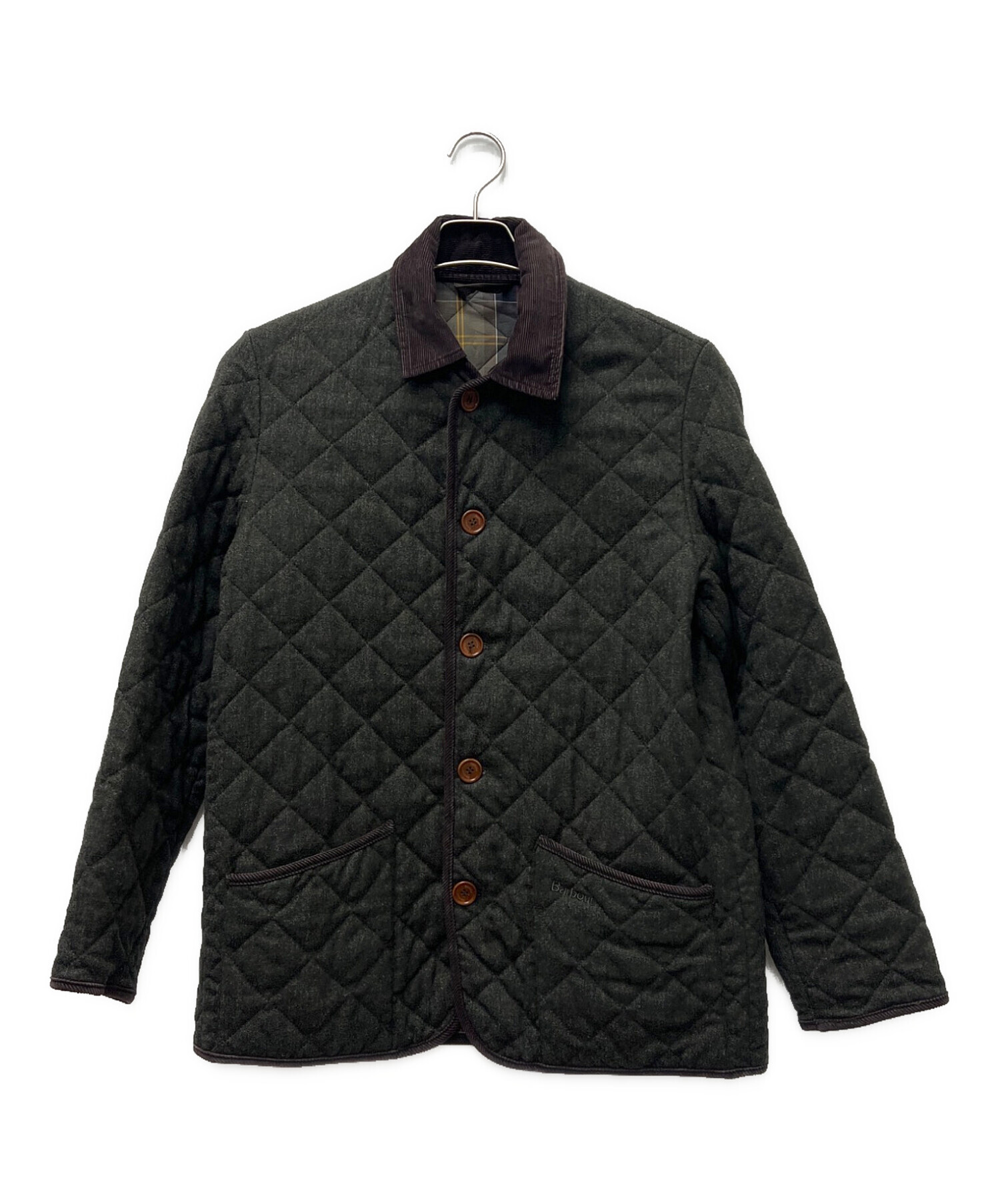 中古・古着通販】Barbour (バブアー) キルティングジャケット グレー
