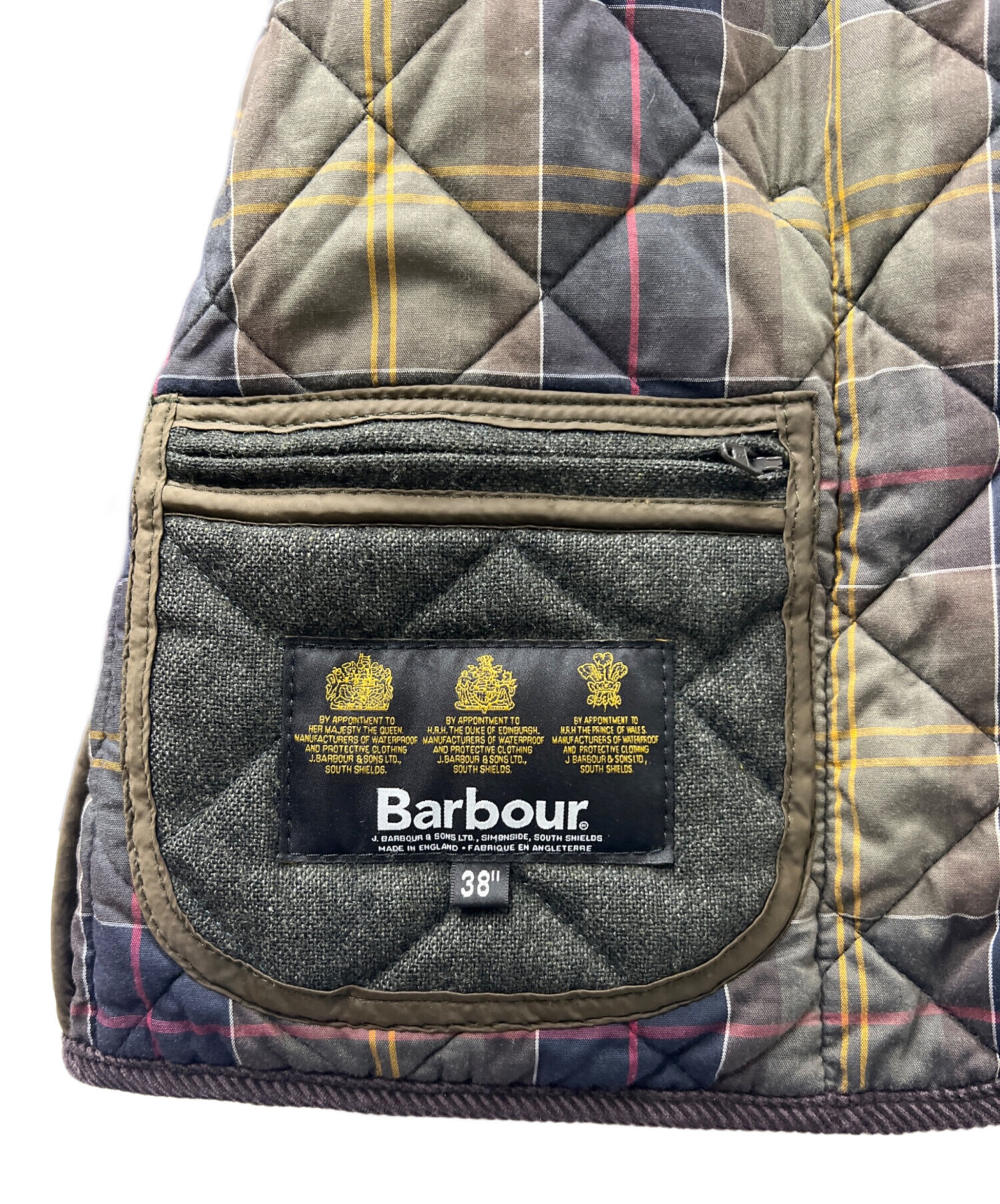 中古・古着通販】Barbour (バブアー) キルティングジャケット グレー