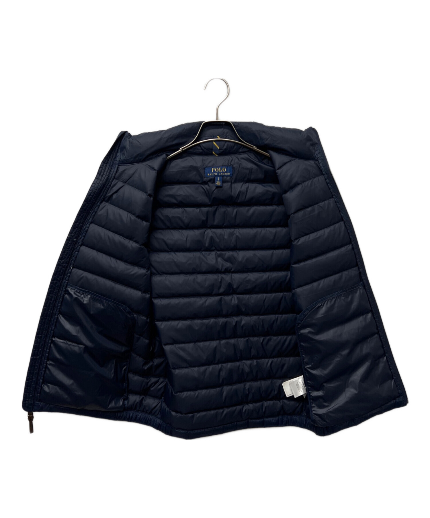 【現行タグ】ポロラルフローレン ダウンベスト ネイビー QRコード 中古・古着通販】POLO RALPH LAUREN (ポロ・ラルフローレン) ダウン