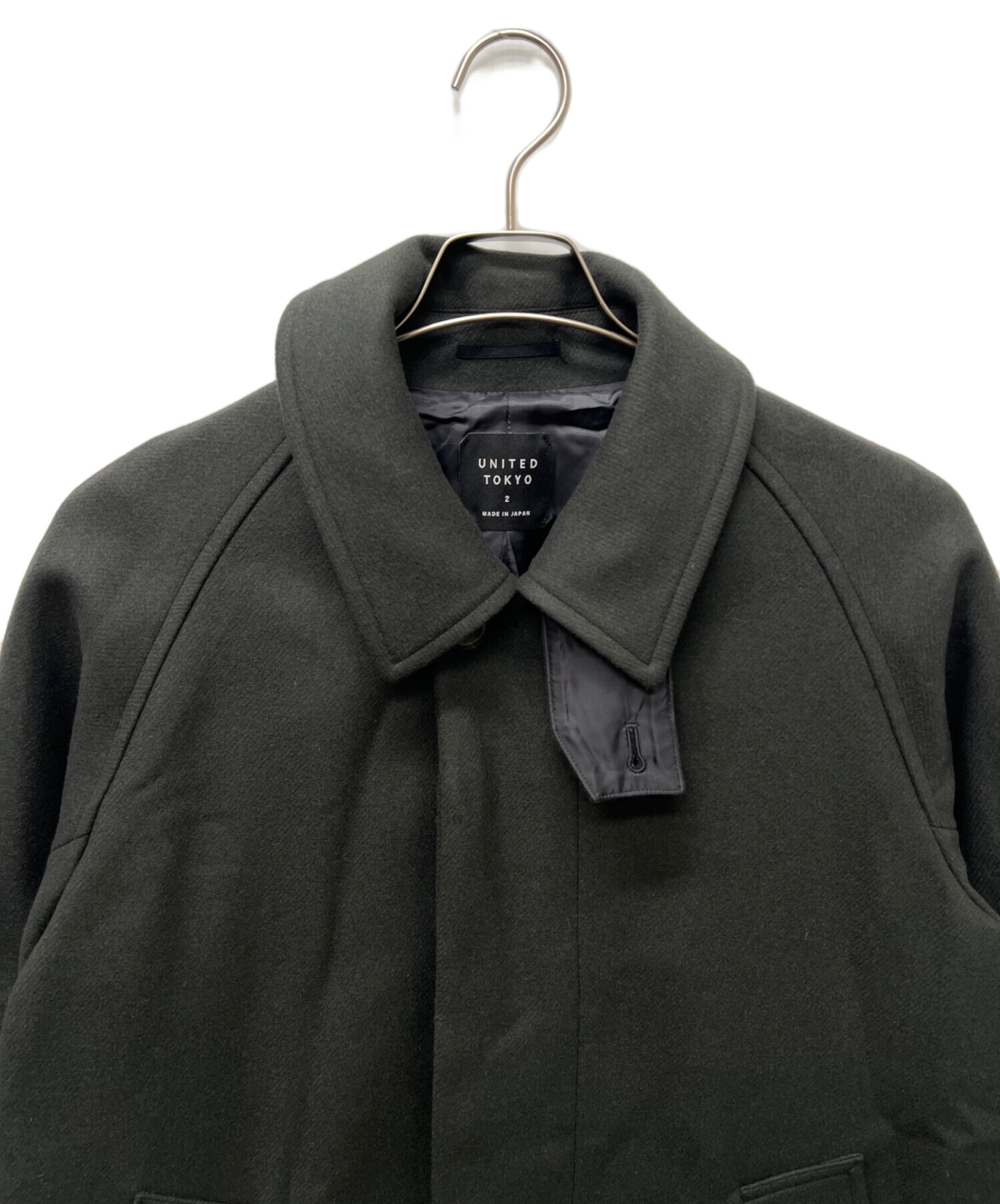United tokyo ステンカラーコート　size4 グレー 中古・古着通販】UNITED TOKYO (ユナイテッドトーキョー) ステンカラー
