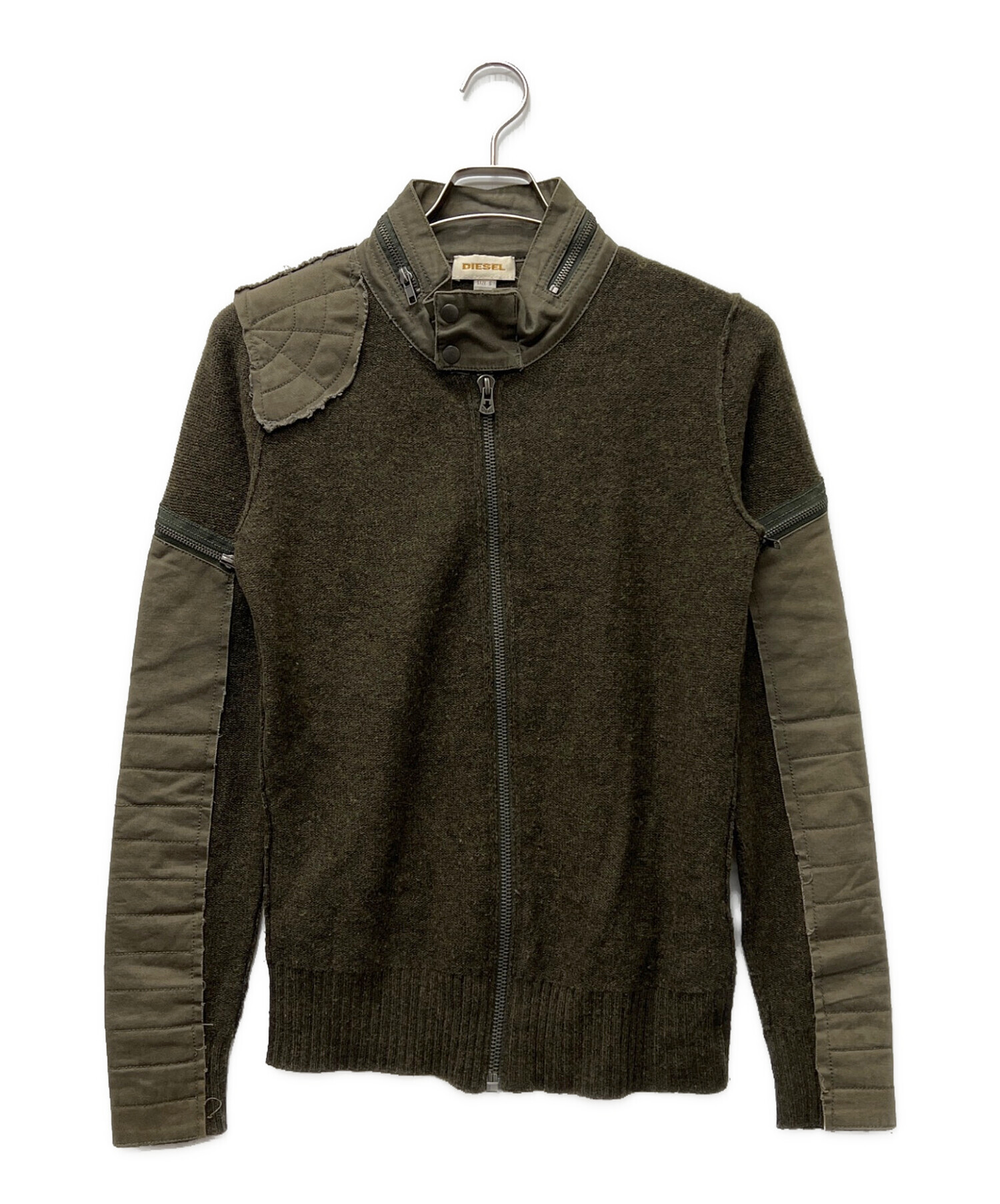 中古・古着通販】DIESEL (ディーゼル) ドライバーズニット オリーブ