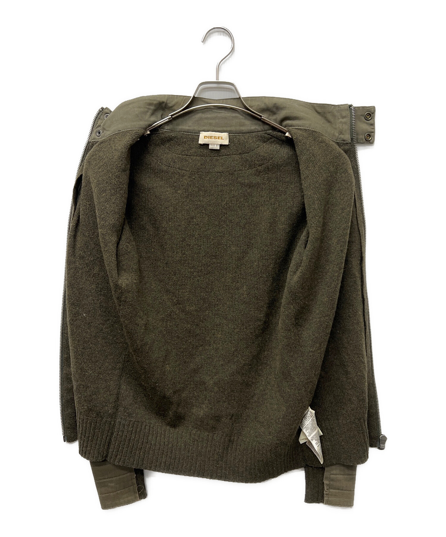 中古・古着通販】DIESEL (ディーゼル) ドライバーズニット オリーブ