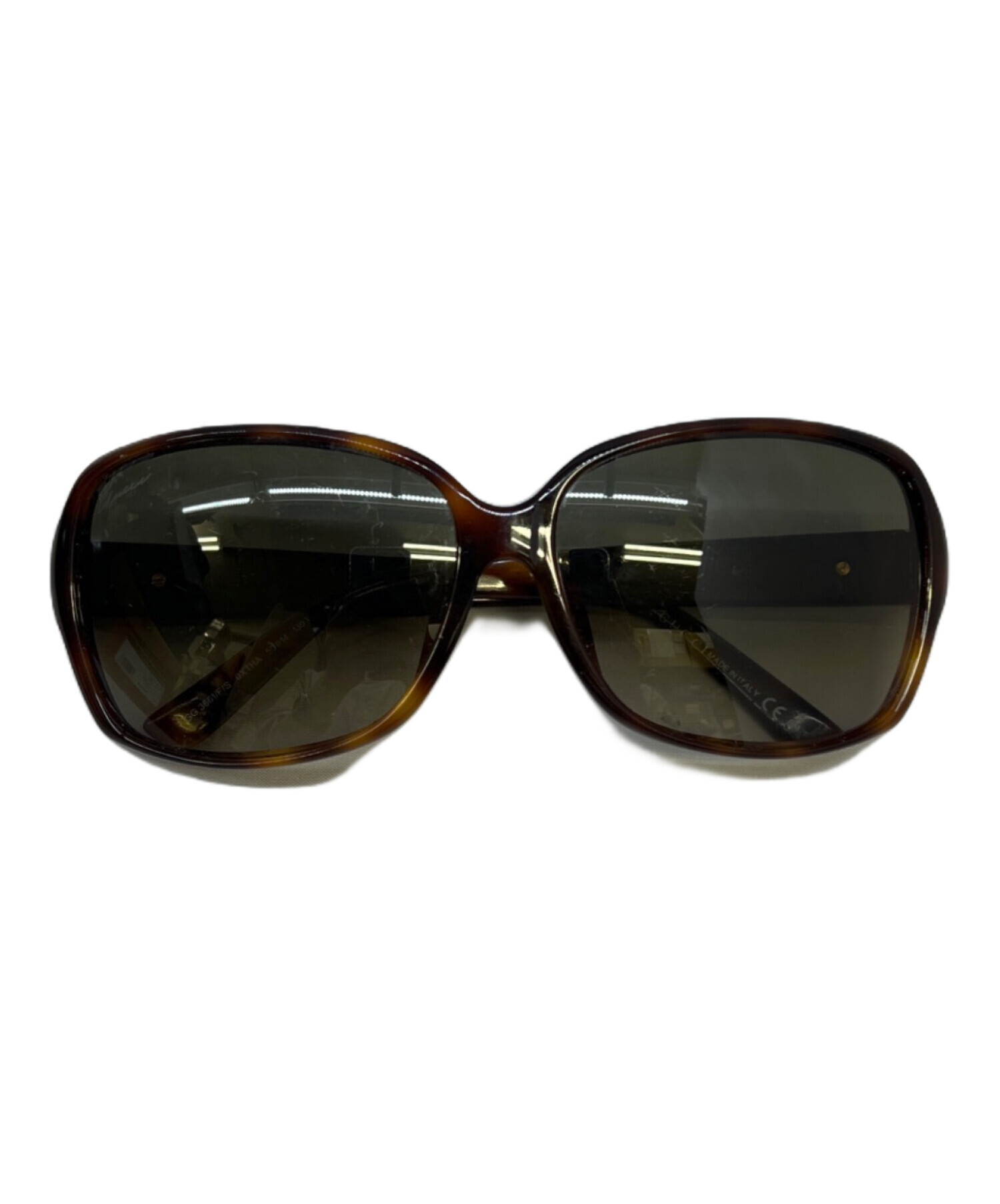 中古・古着通販】GUCCI (グッチ) サングラス ブラック×ブラウン サイズ