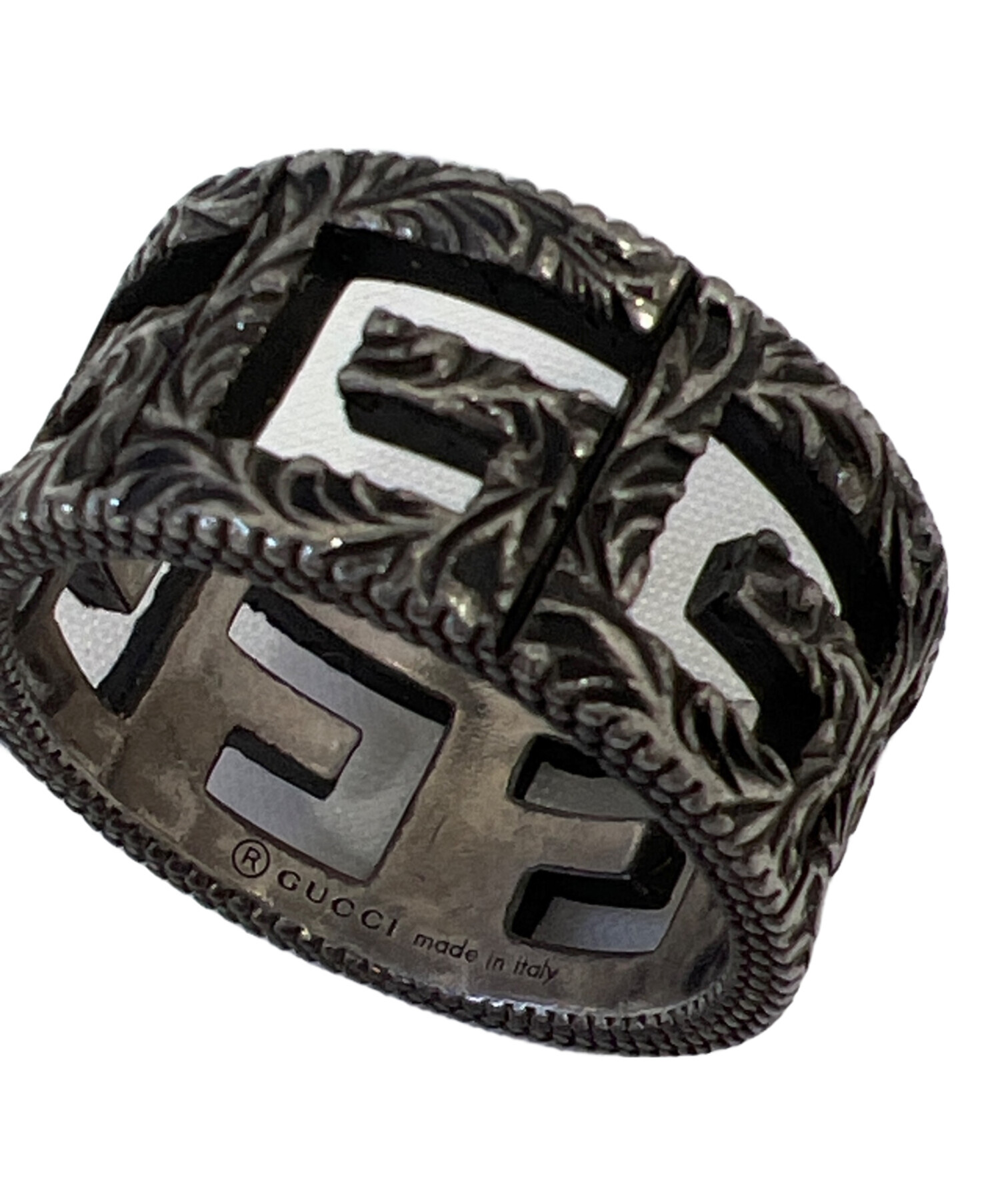 中古・古着通販】GUCCI (グッチ) リング シルバー サイズ:21｜ブランド