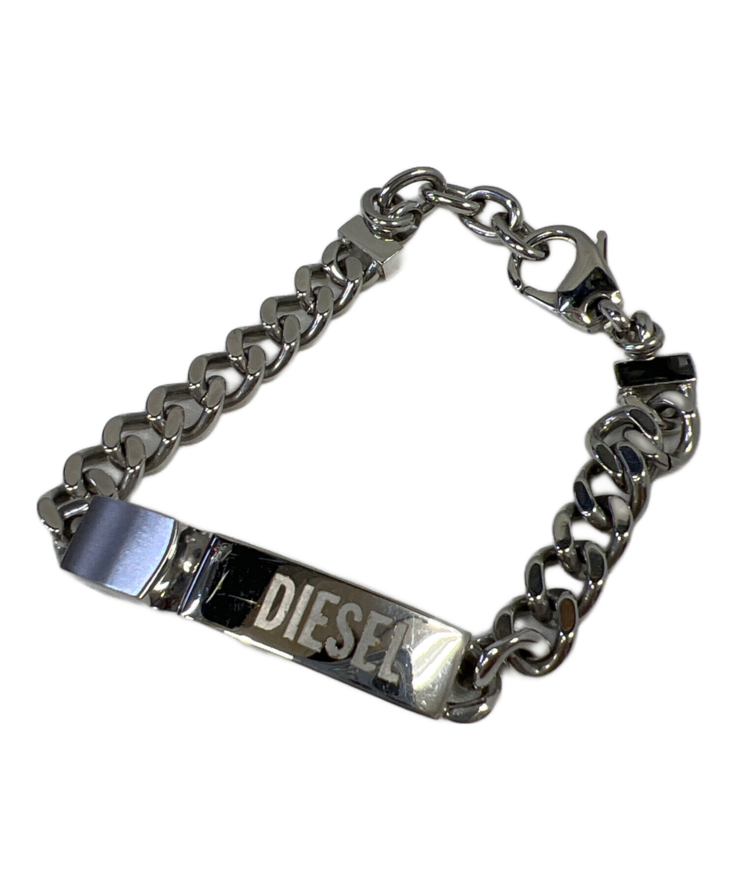 中古・古着通販】DIESEL (ディーゼル) チェーンブレスレット シルバー