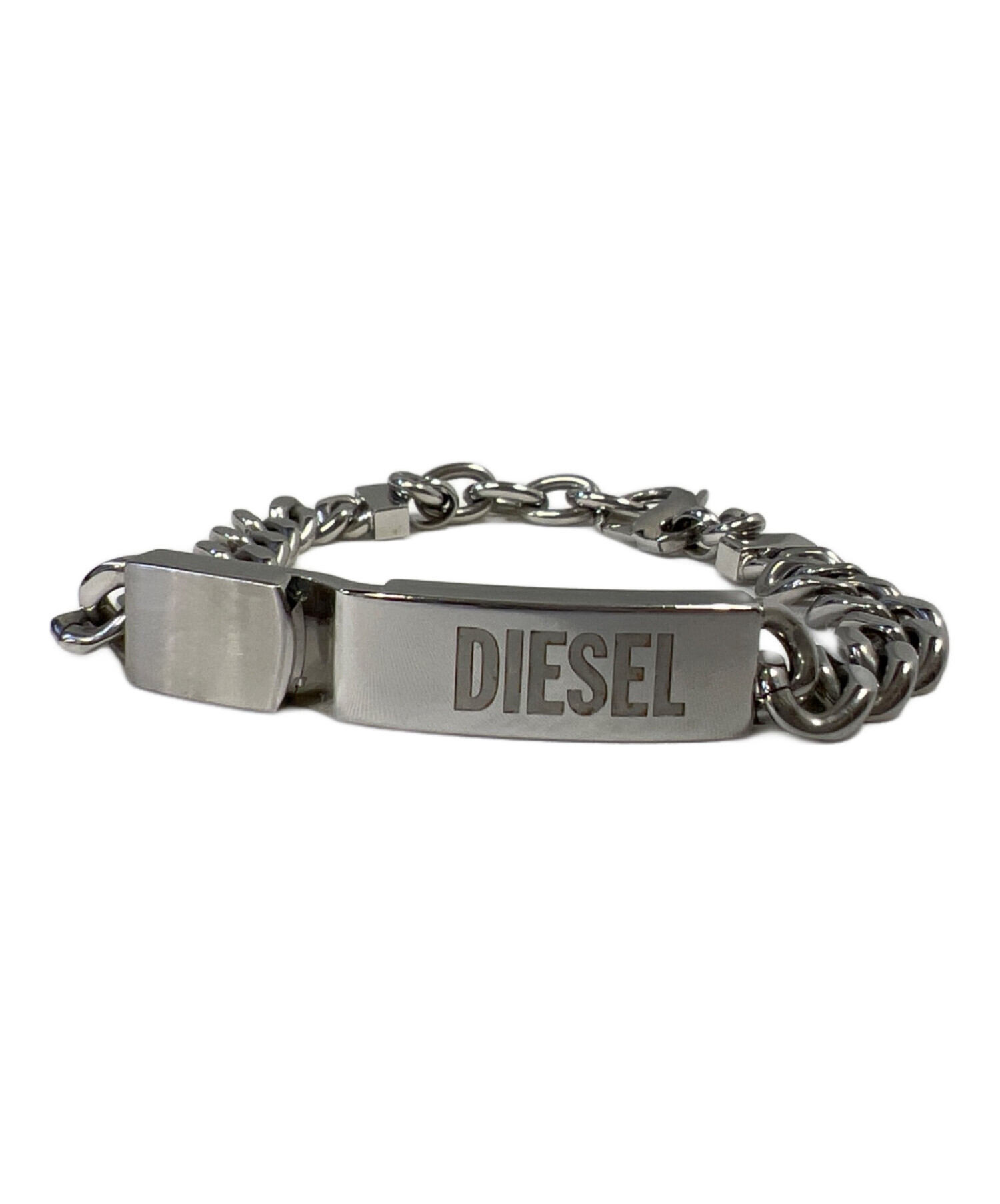 中古・古着通販】DIESEL (ディーゼル) チェーンブレスレット シルバー