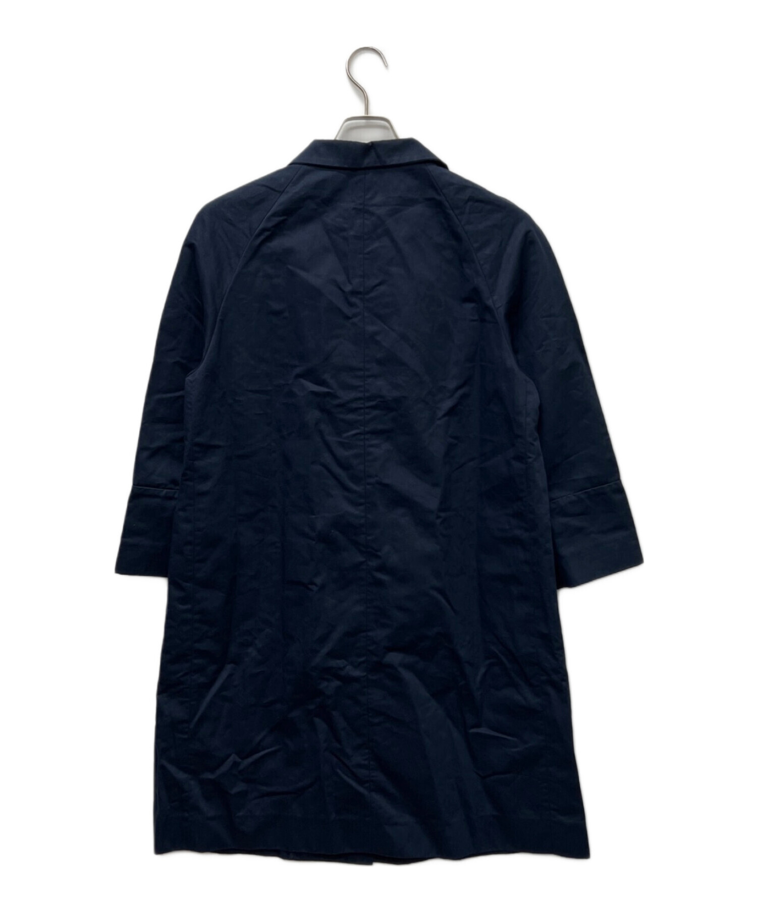 MARNI ネイビーコート 中古・古着通販】MARNI (マルニ) ステンカラーコート ネイビー サイズ
