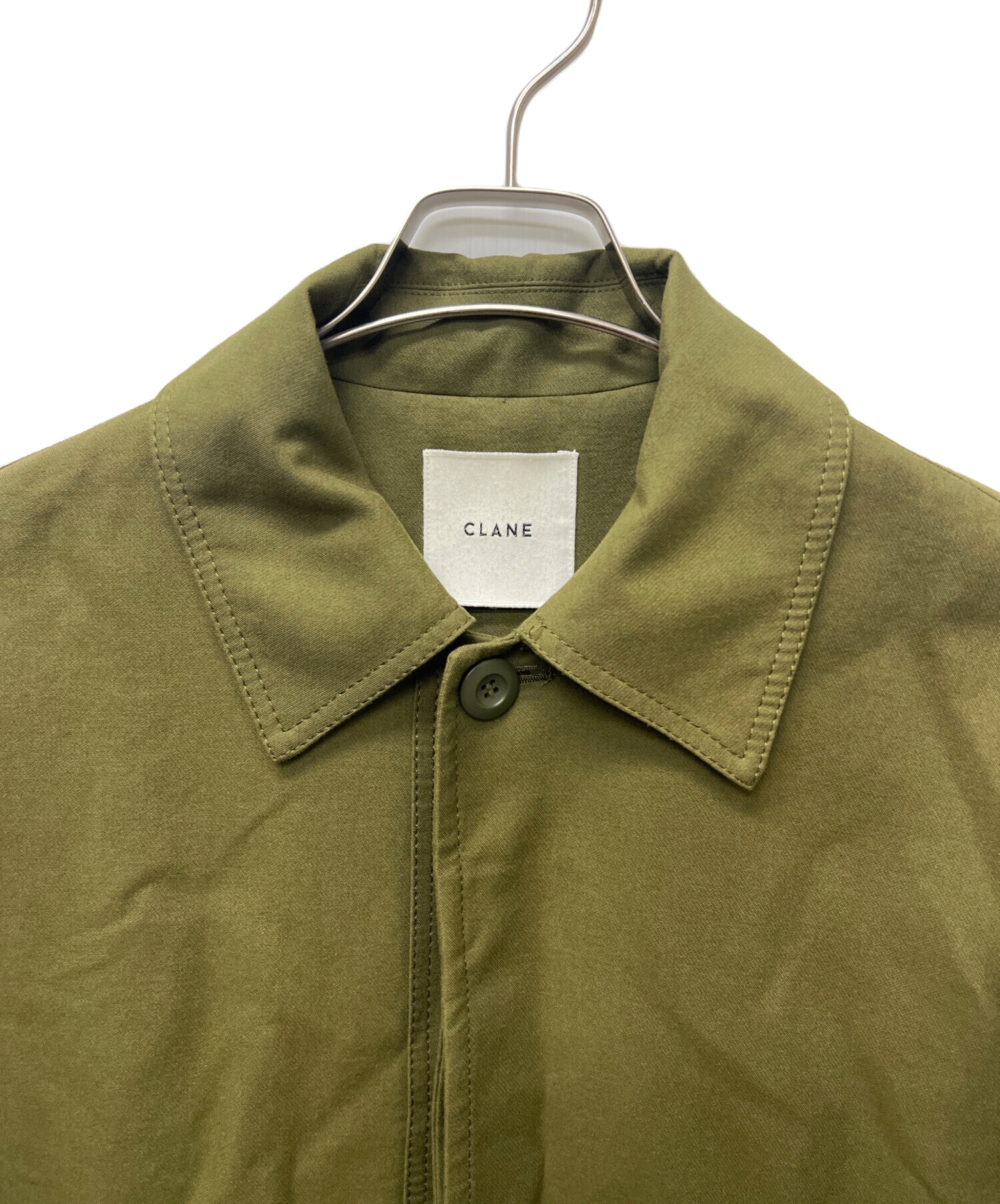 Clane BOA SLEEVE MODS COAT クラネ 中古・古着通販】CLANE (クラネ) BOA SLEEVE MODS COAT オリーブ