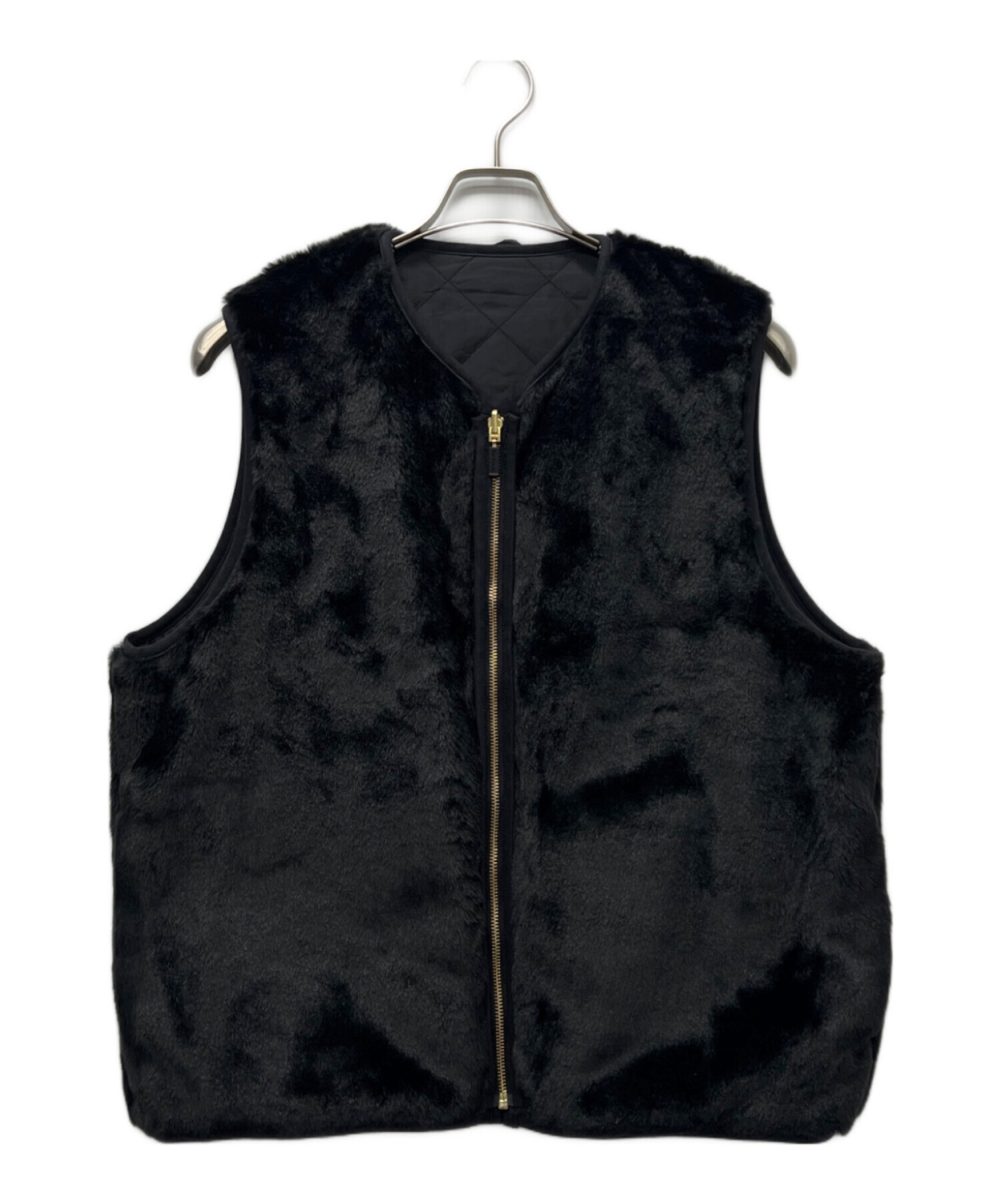 中古・古着通販】Barbour (バブアー) リバーシブルベスト ブラック 中古・古着通販】Barbour (バブアー) リバーシブルベスト ブラック