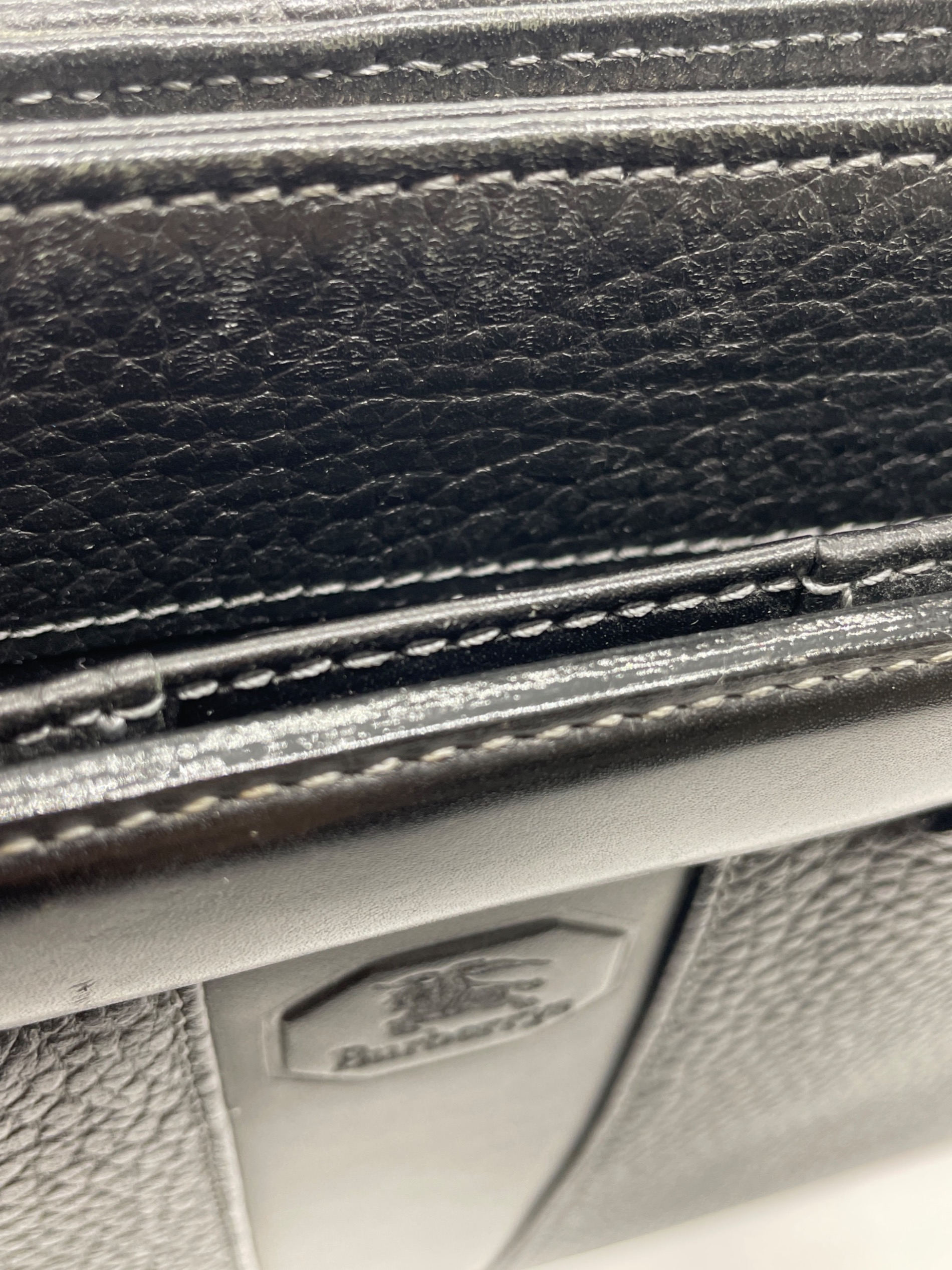 中古・古着通販】BURBERRY (バーバリー) ブリーフケース ブラック