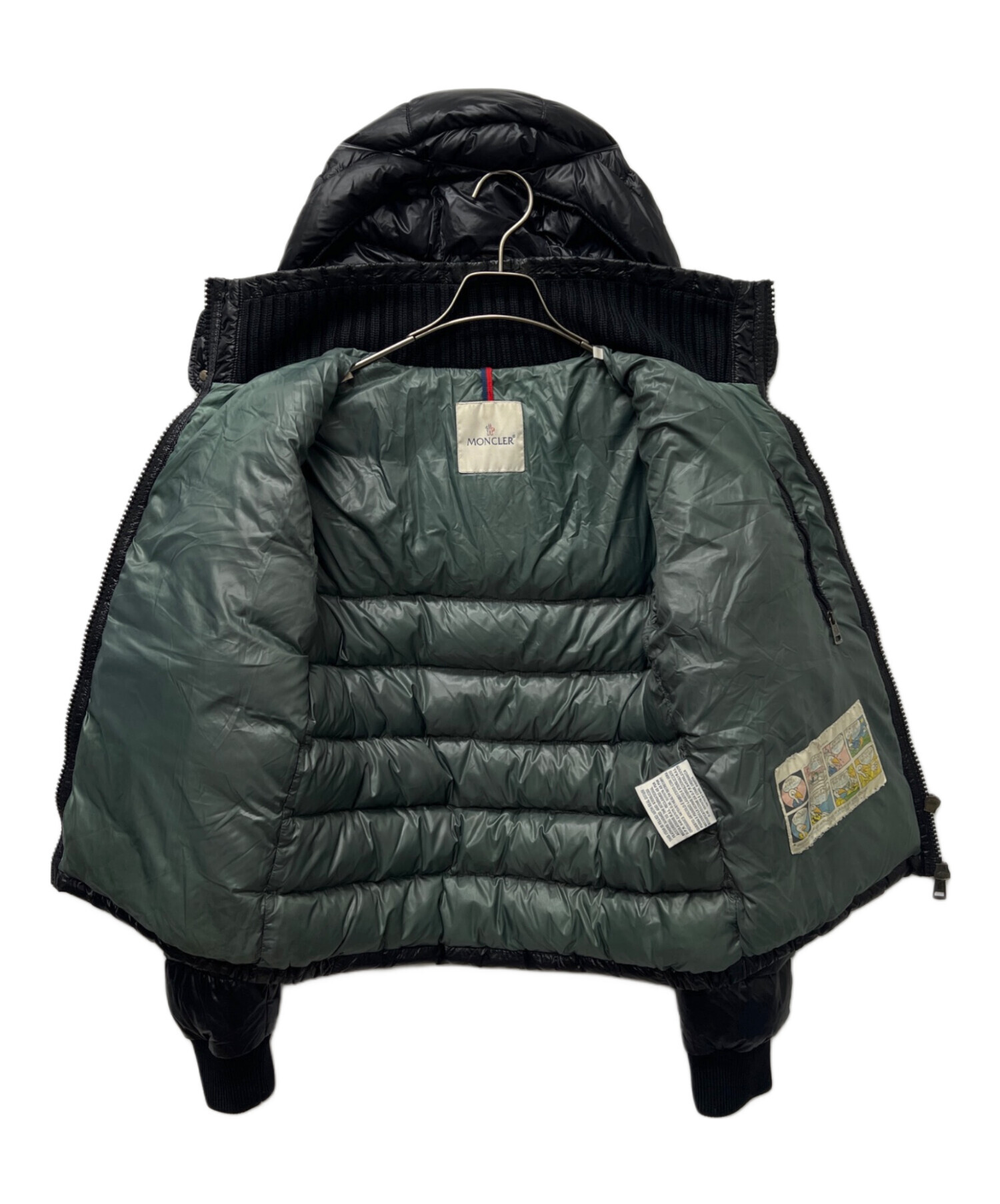 中古・古着通販】MONCLER (モンクレール) ダウンジャケット ブラック