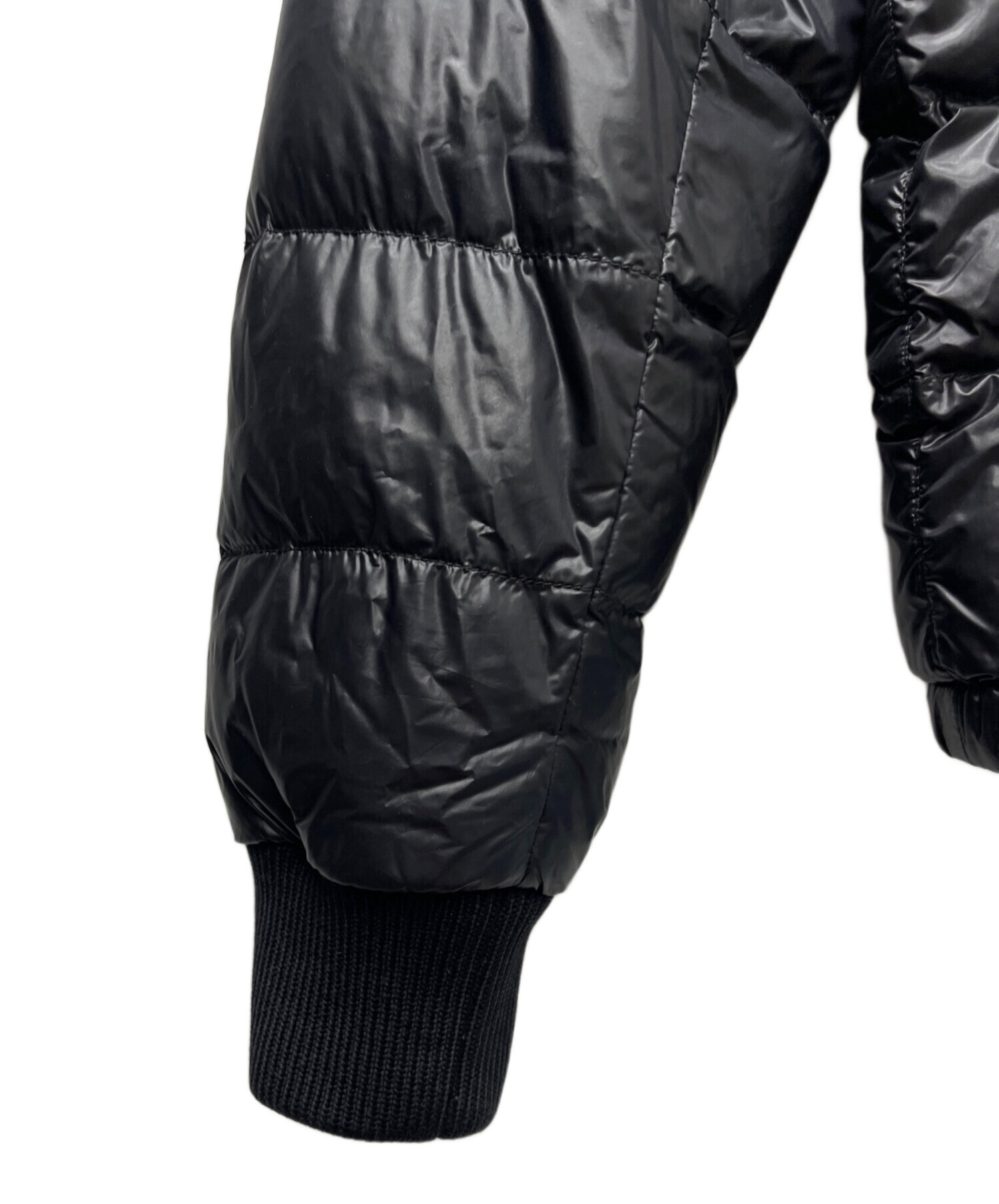 モンクレール 黒ダウン サイズ1 美品 中古・古着通販】MONCLER (モンクレール) ダウンジャケット ブラック