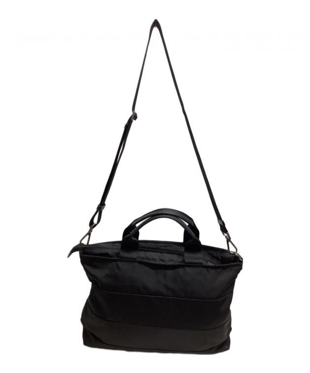 【最終値下】PRADA プラダ　2way レザートートバッグ ブラック 中古・古着通販】PRADA (プラダ) 2WAYトートバッグ ブラック｜ブランド