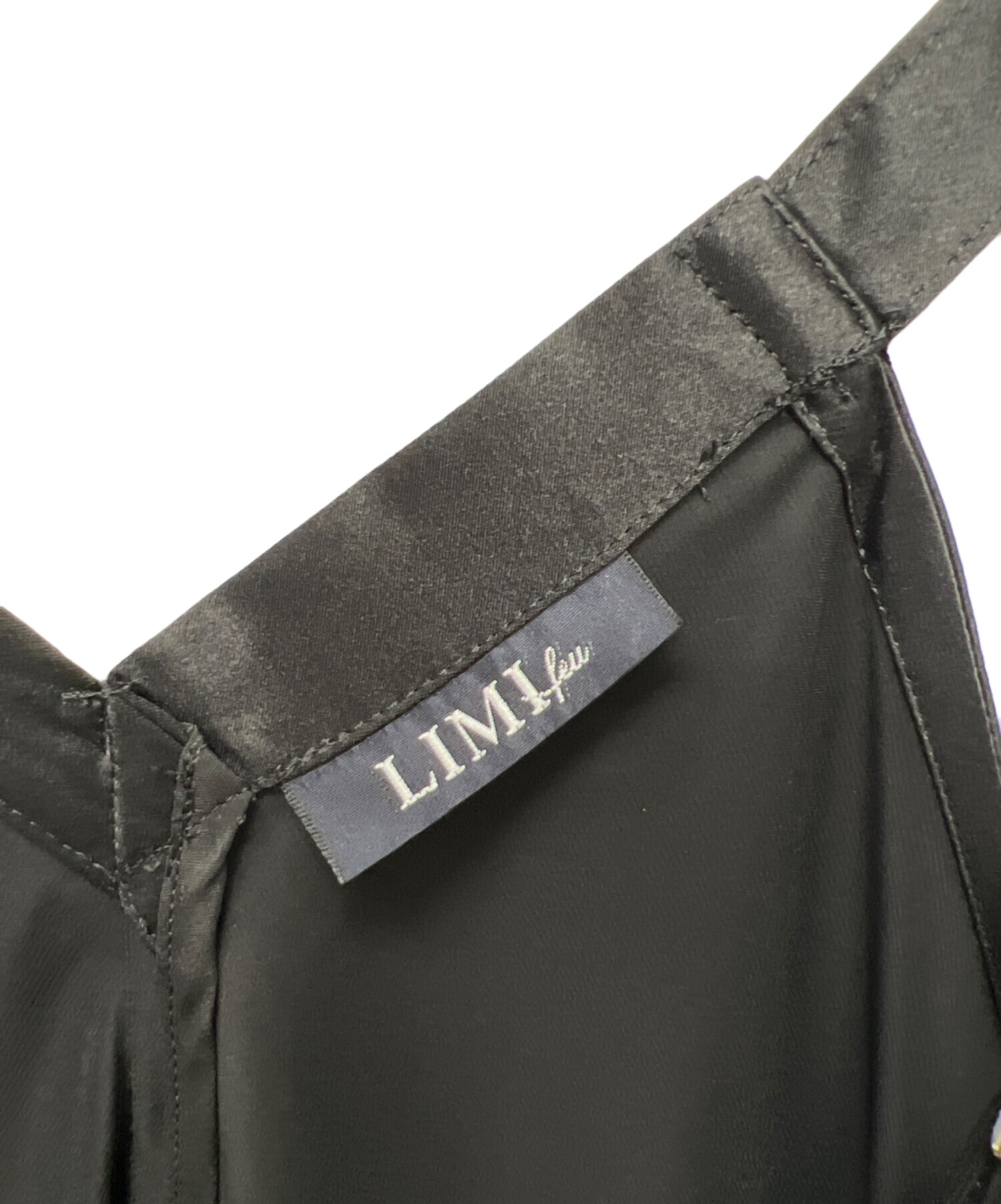 中古・古着通販】LIMI feu (リミフゥ) サテンロングジレワンピ