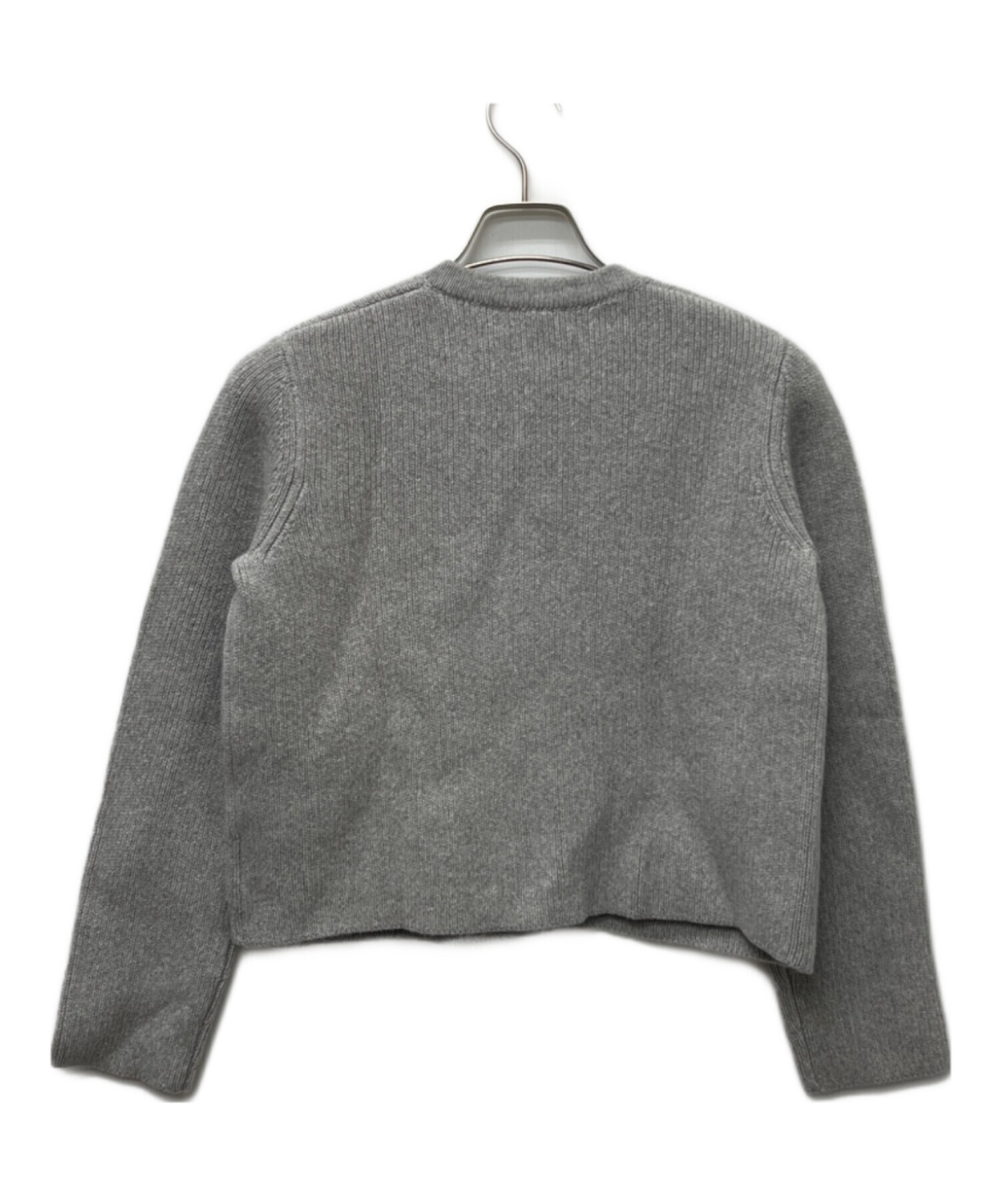 中古・古着通販】theory (セオリー) カシミヤ混カーディガン グレー