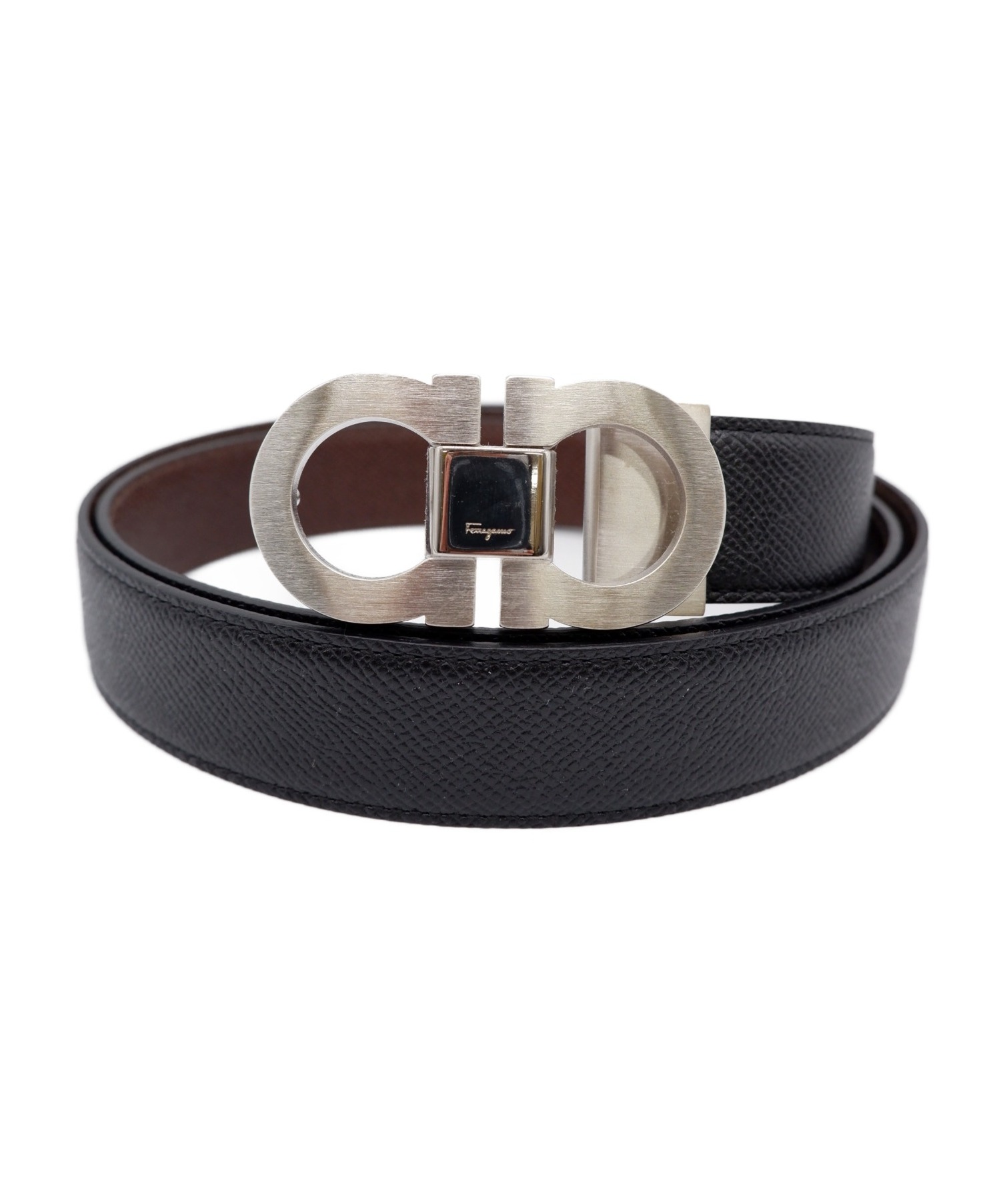Salvatore Ferragamo レザー ベルト サイズ115 正規品中古 中古・古着通販】Salvatore Ferragamo (サルヴァトーレフェラガモ