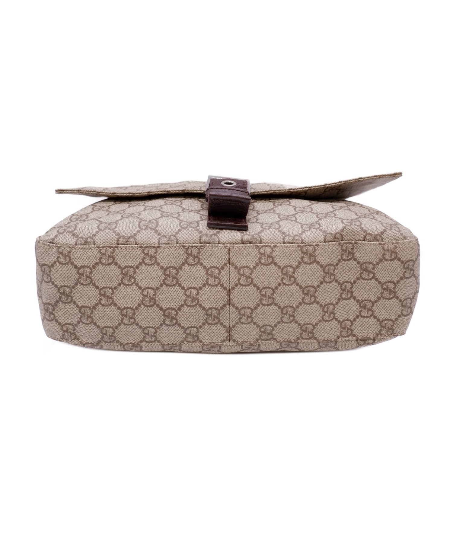 中古・古着通販】GUCCI (グッチ) メッセンジャーバッグ ベージュ GG