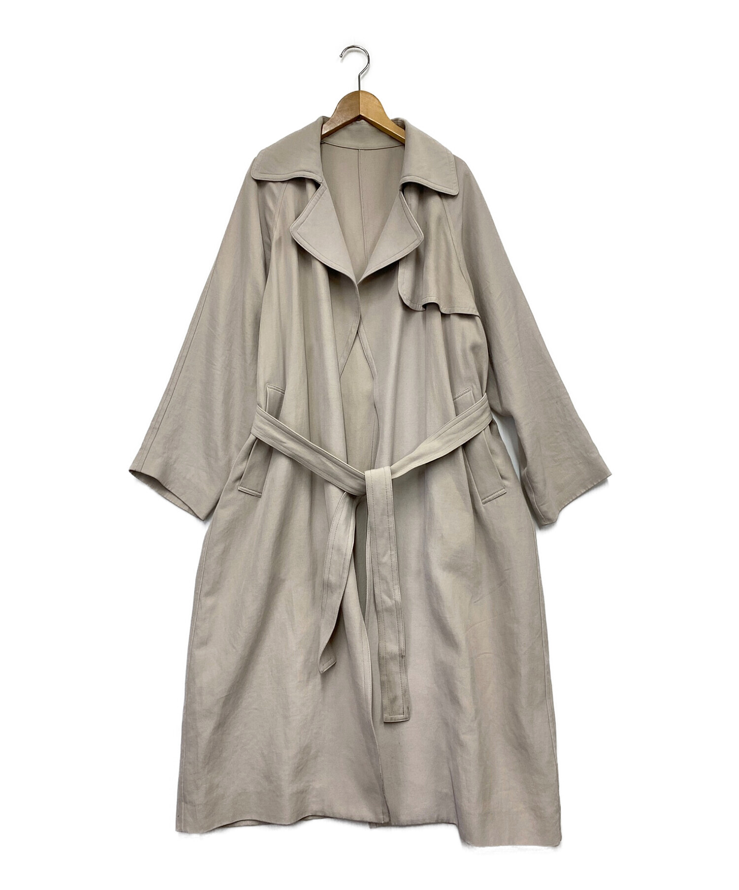 中古・古着通販】IENA (イエナ) 21sロングコート グレー サイズ:38 