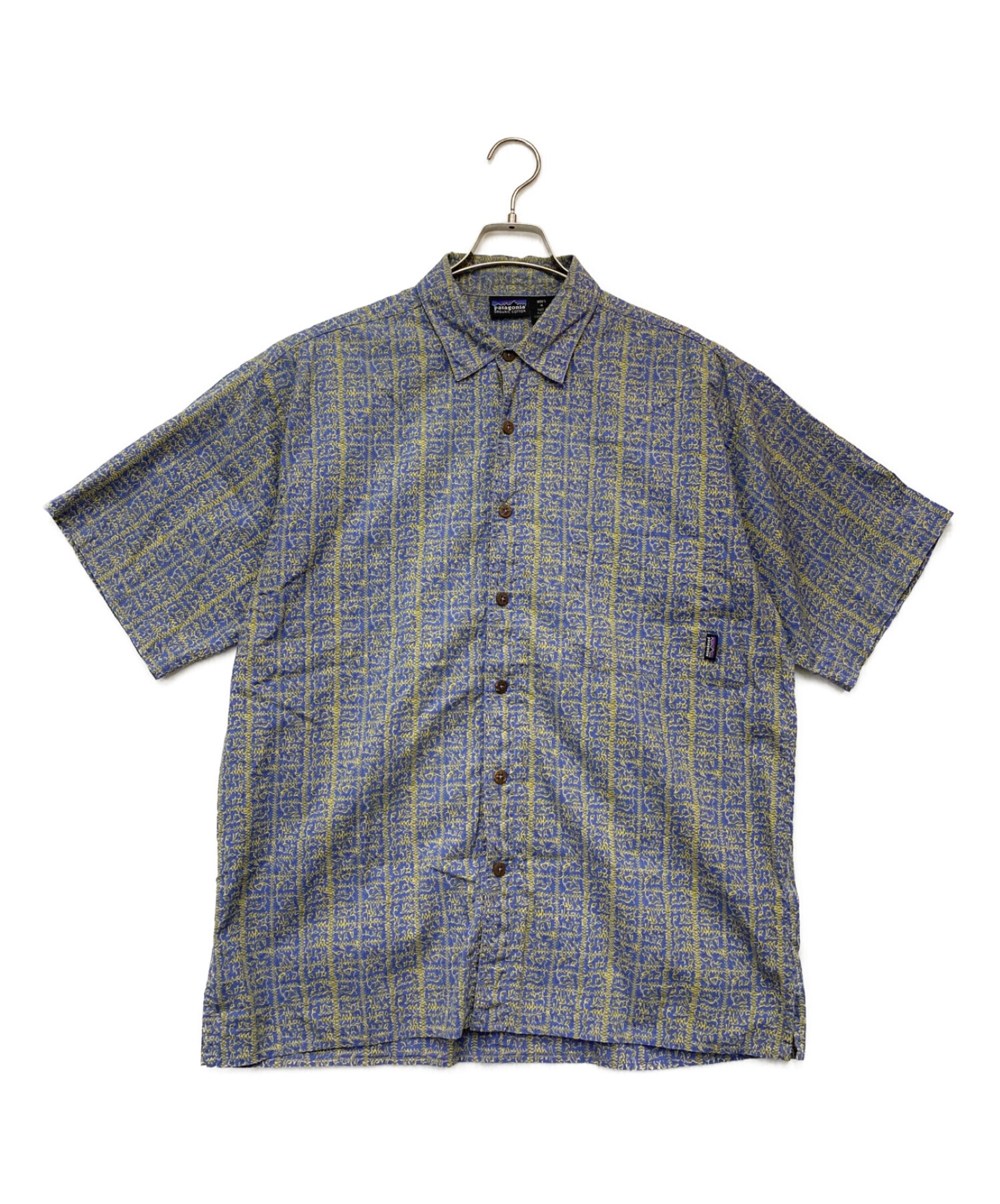 中古・古着通販】Patagonia (パタゴニア) 柄シャツ ブルー 中古・古着通販】Patagonia (パタゴニア) 柄シャツ ブルー