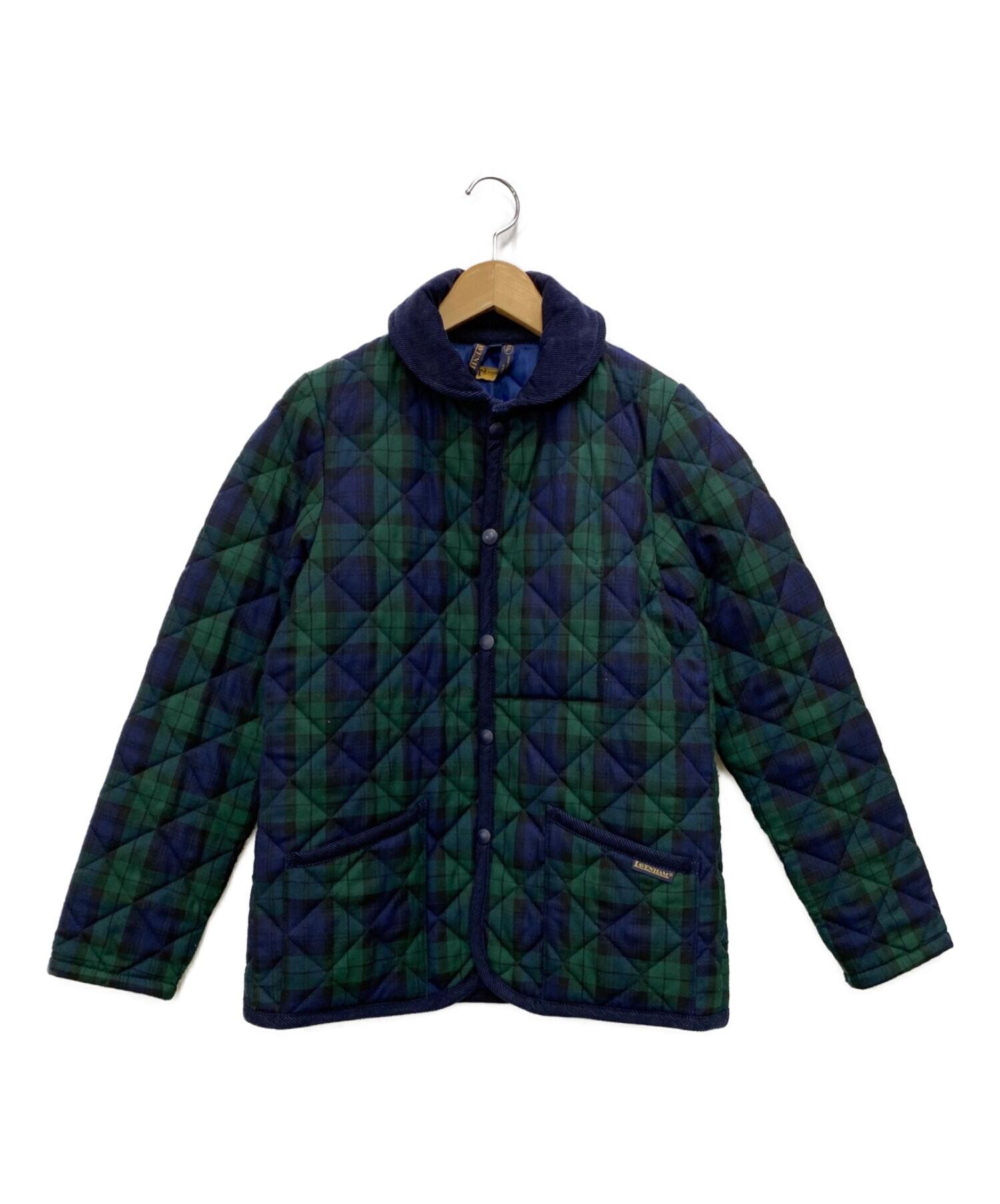 中古・古着通販】LAVENHAM (ラベンハム) キルティングコート グリーン 