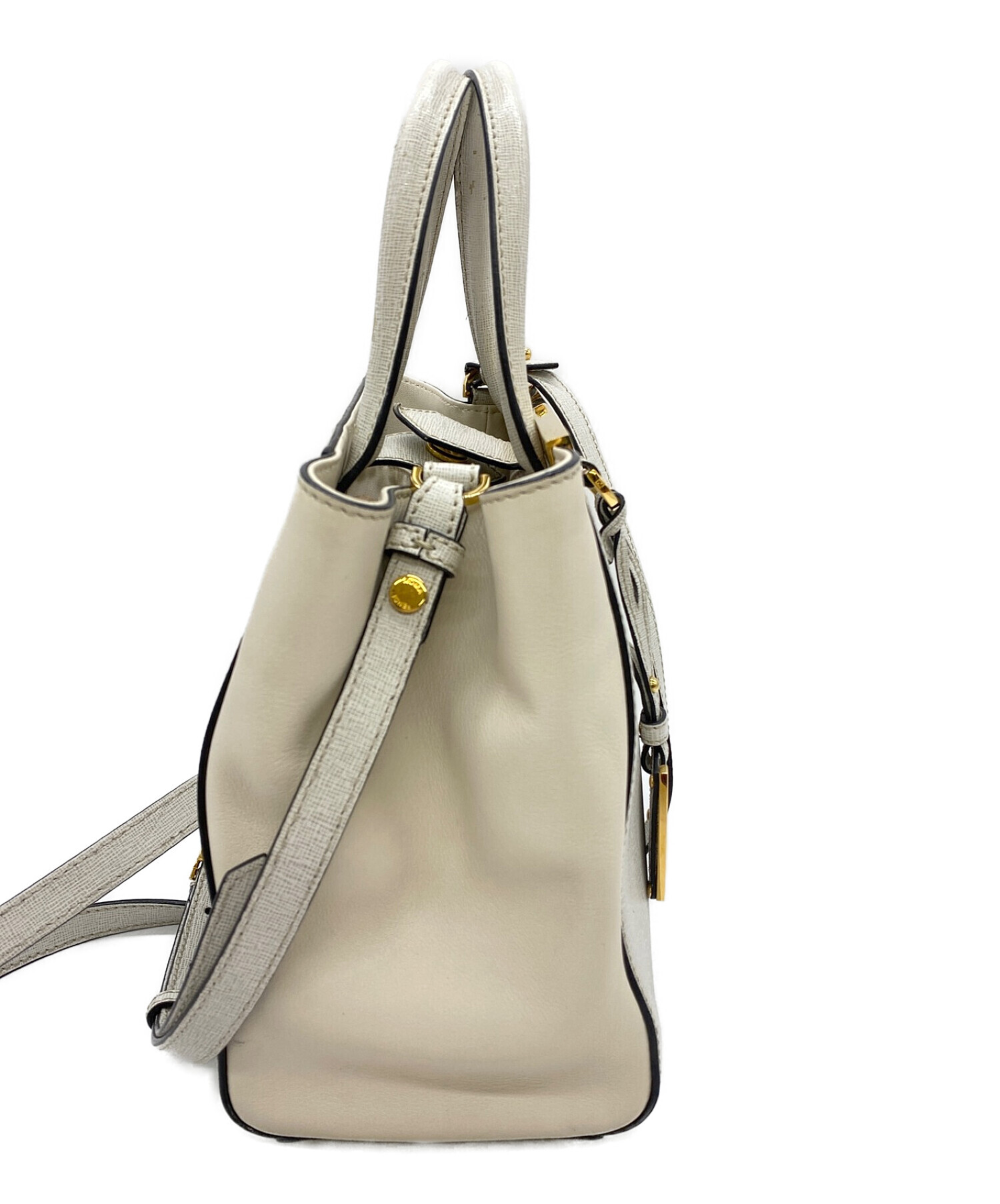 中古・古着通販】FENDI (フェンディ) ハンドバッグ ベージュ｜ブランド