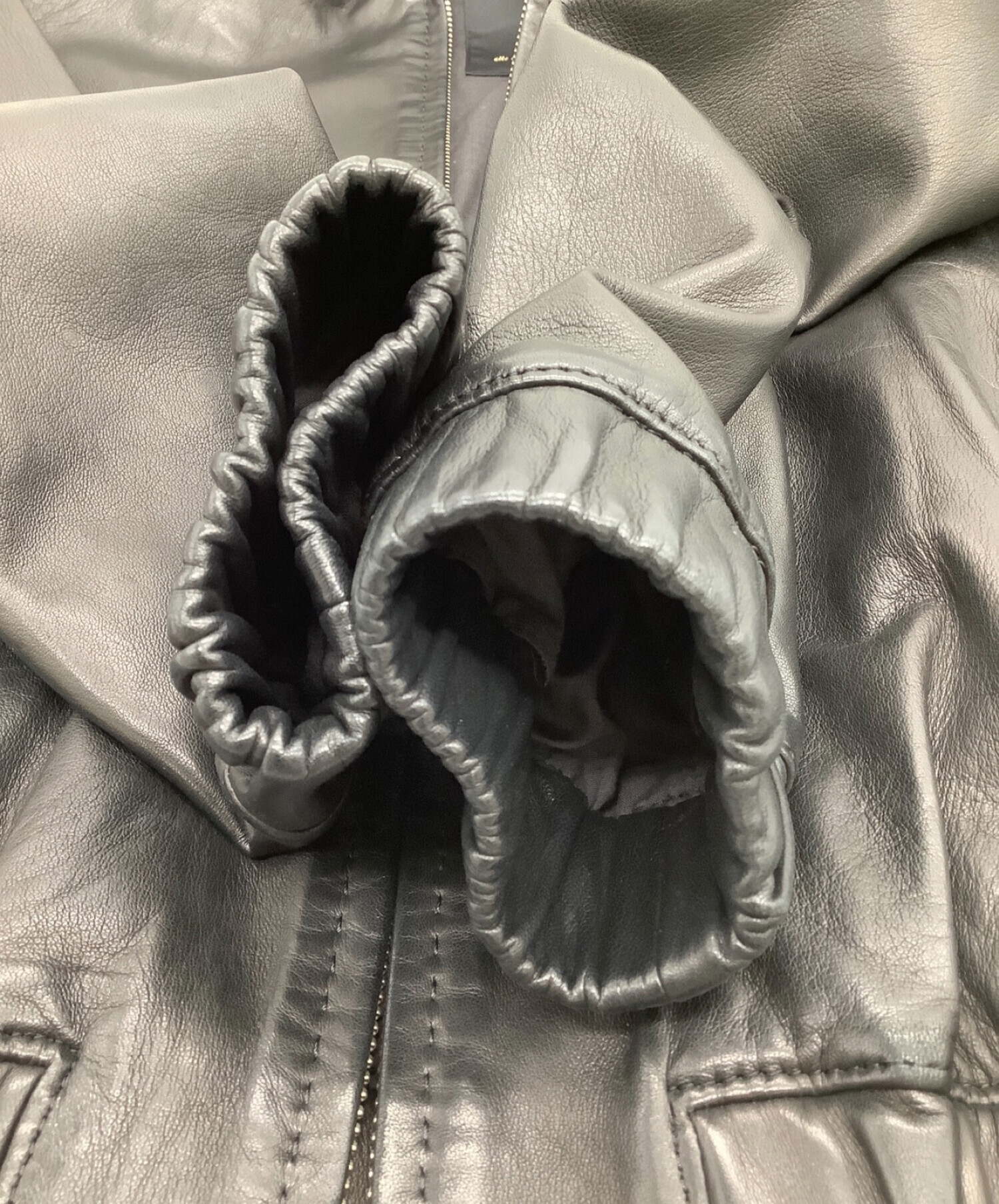 中古・古着通販】Noble (ノーブル) レザージャケット ブラック サイズ