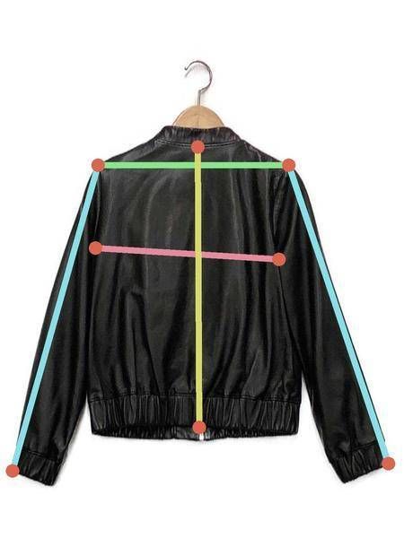 中古・古着通販】Noble (ノーブル) レザージャケット ブラック サイズ