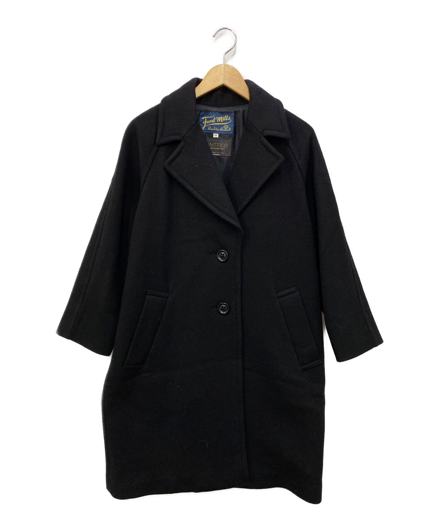 中古・古着通販】fordmills (フォードミルズ) ヘリンボーンコート 