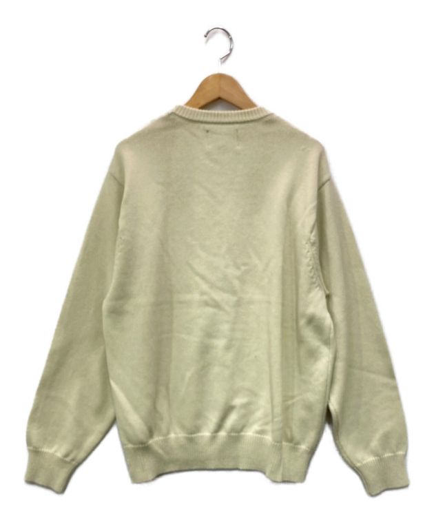 STUSSY ロゴ ベージュ ニットセーター STUSSY（ニット/セーター ・ ベージュ系）のフリマアイテム一覧