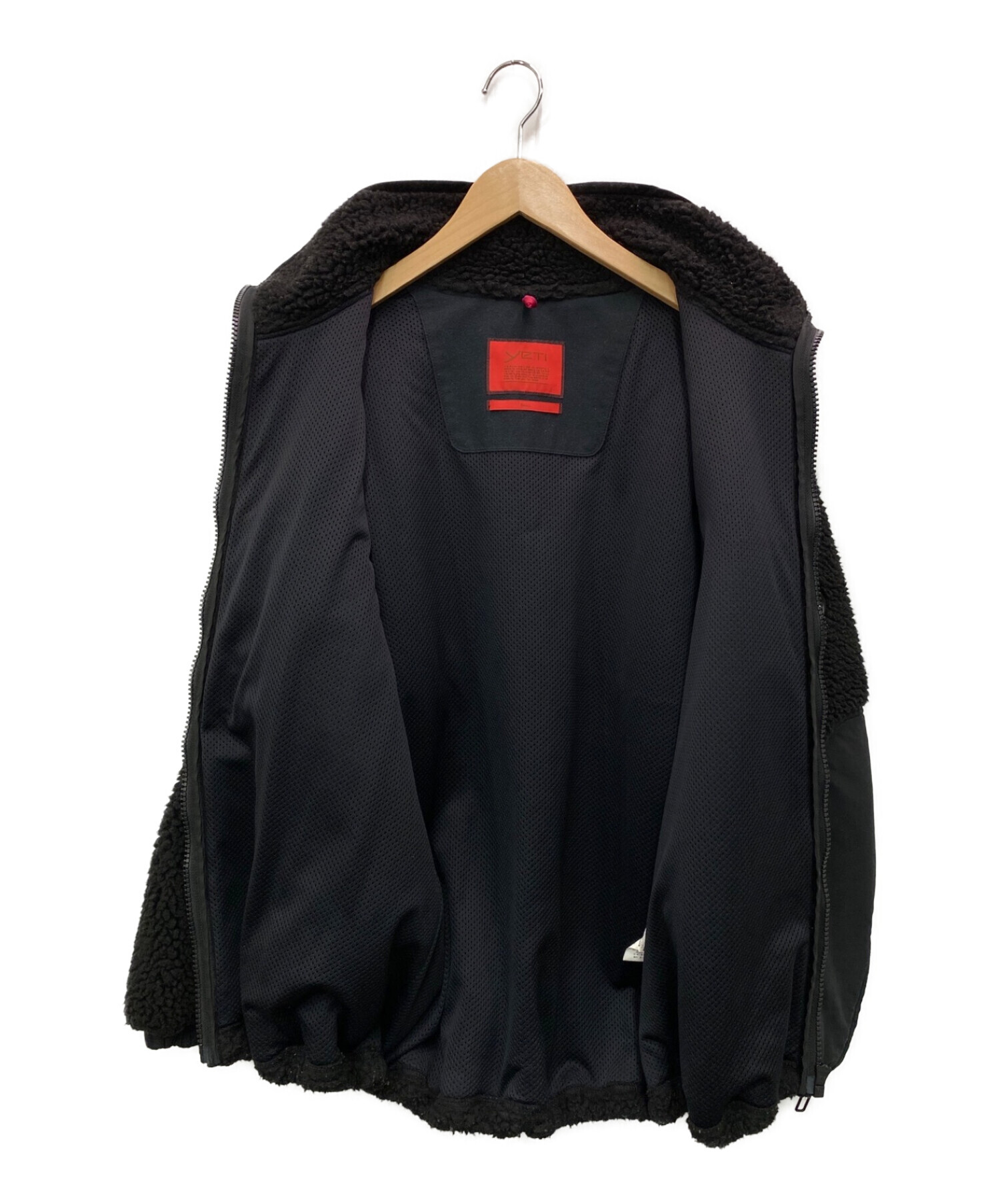 中古・古着通販】Yeti (イエティ) フリースジャケット ブラック サイズ