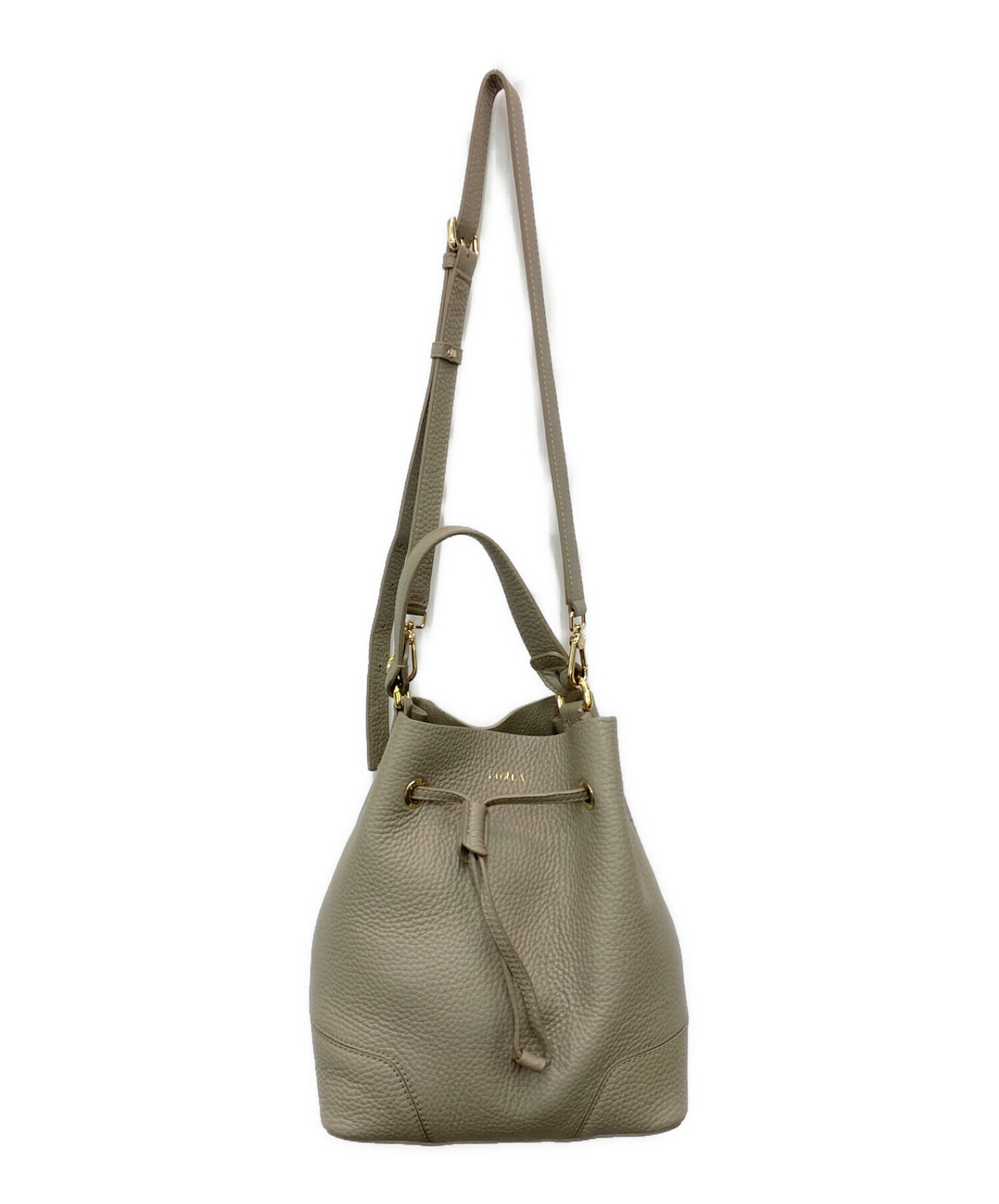 中古・古着通販】FURLA (フルラ) ショルダーバッグ ベージュ｜ブランド 